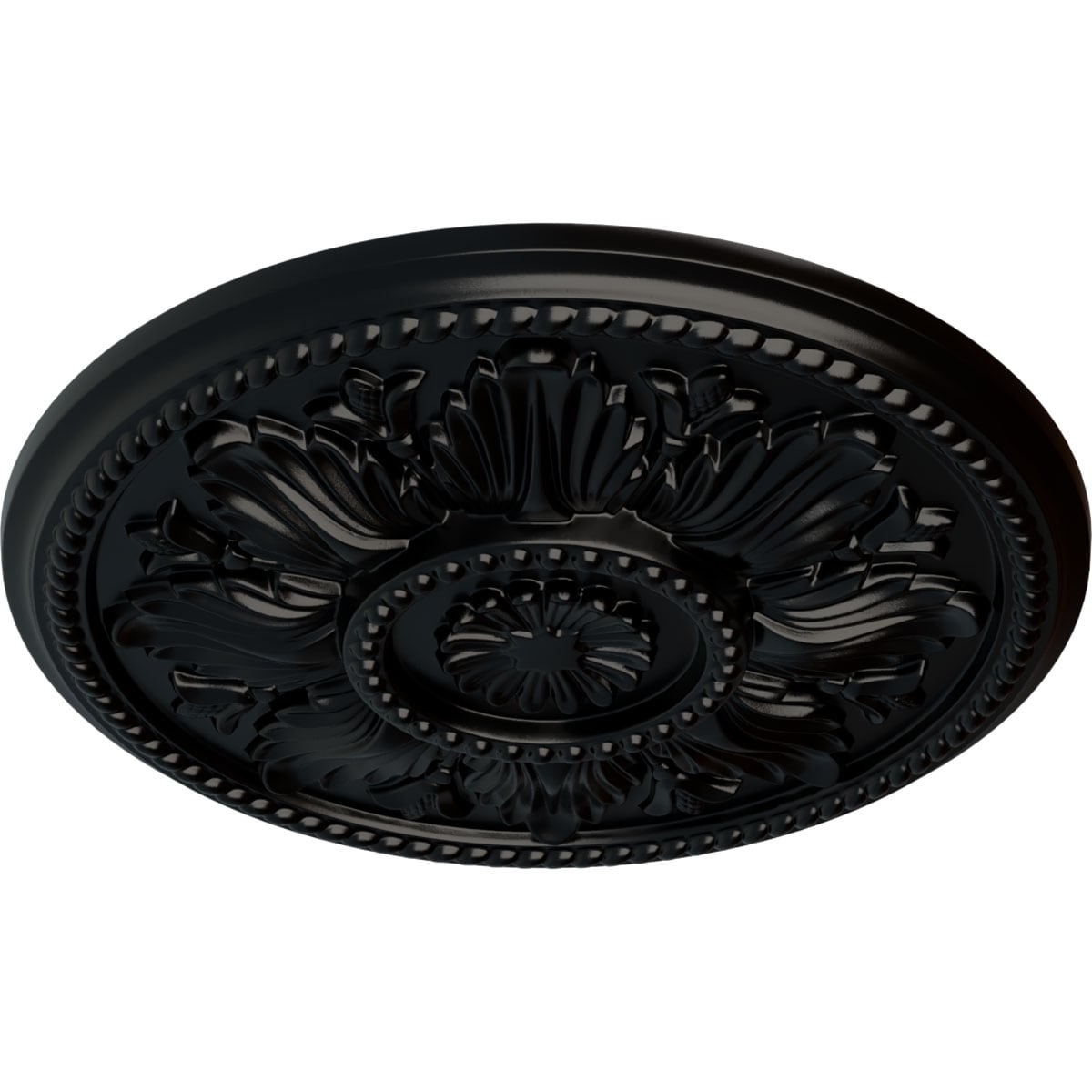 Ekena Millwork CM18EDBLF Ceiling-Medallions - View #2