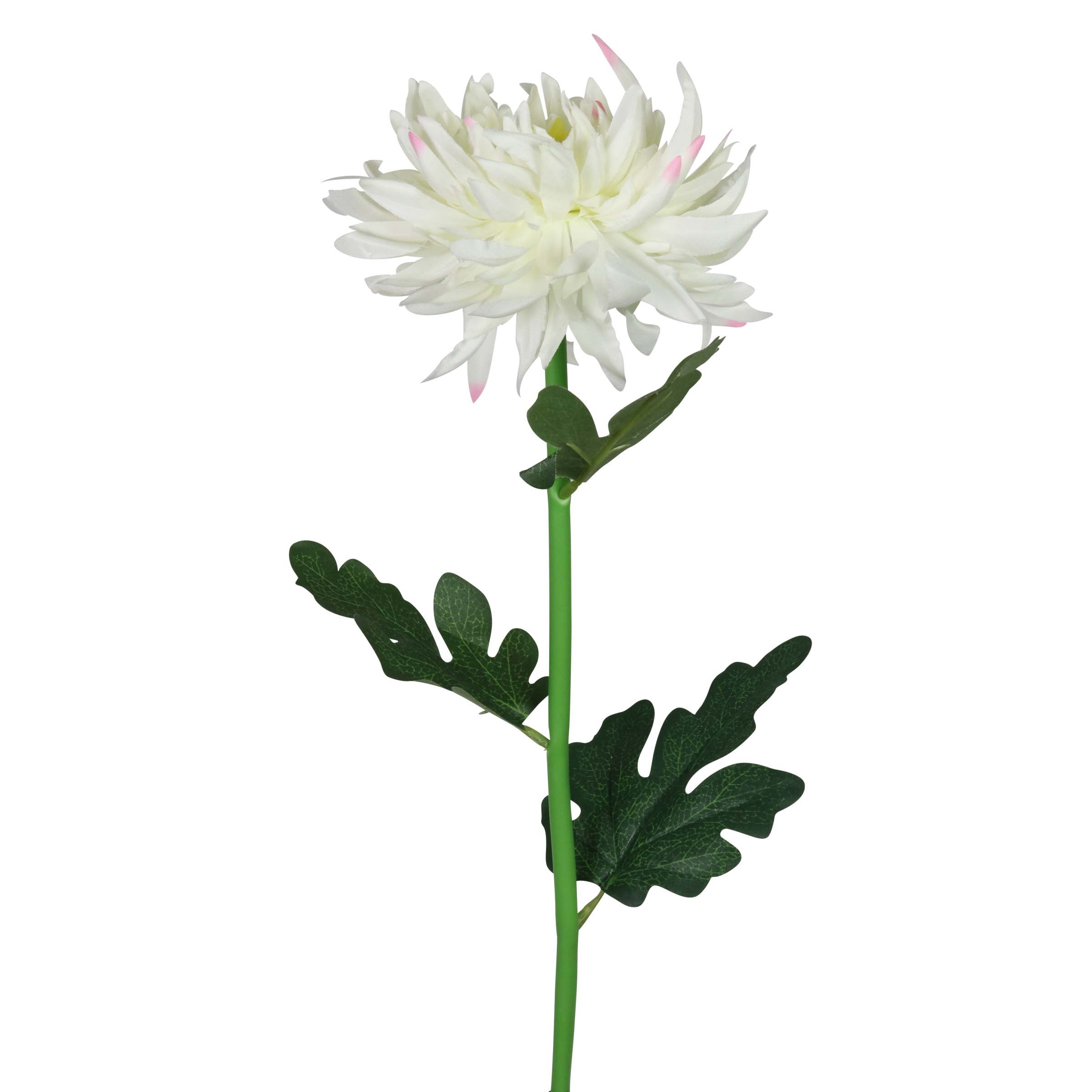 Exhart 19591-RS 30-in White Plastic Solar Flower Stake