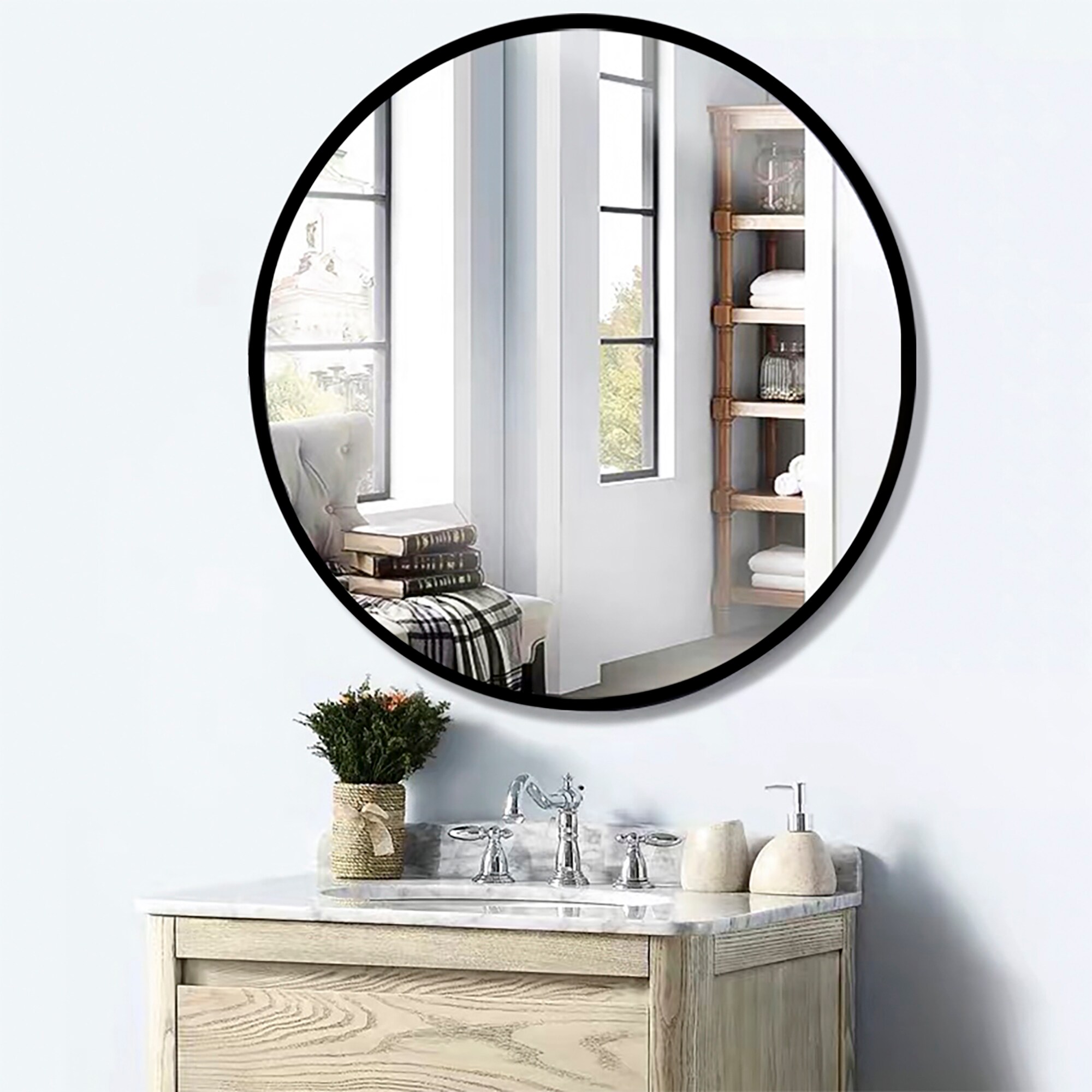 WELLFOR ALMR-18 Framed-Bath-Mirrors - View #4