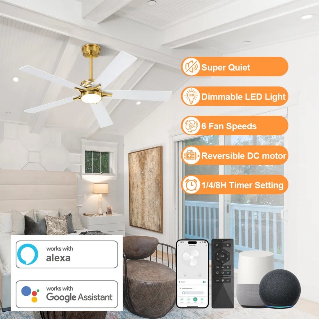 MLIAN WBCF-BS210-GW Ceiling-Fans - View #6