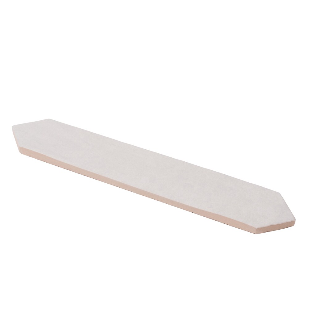 Apollo Tile APLPCD88PRLM Festa Pearl White 2-in x 10-in Matte Ceramic Stone Look Floor and Wall Tile (2.37-sq. ft/ Carton)