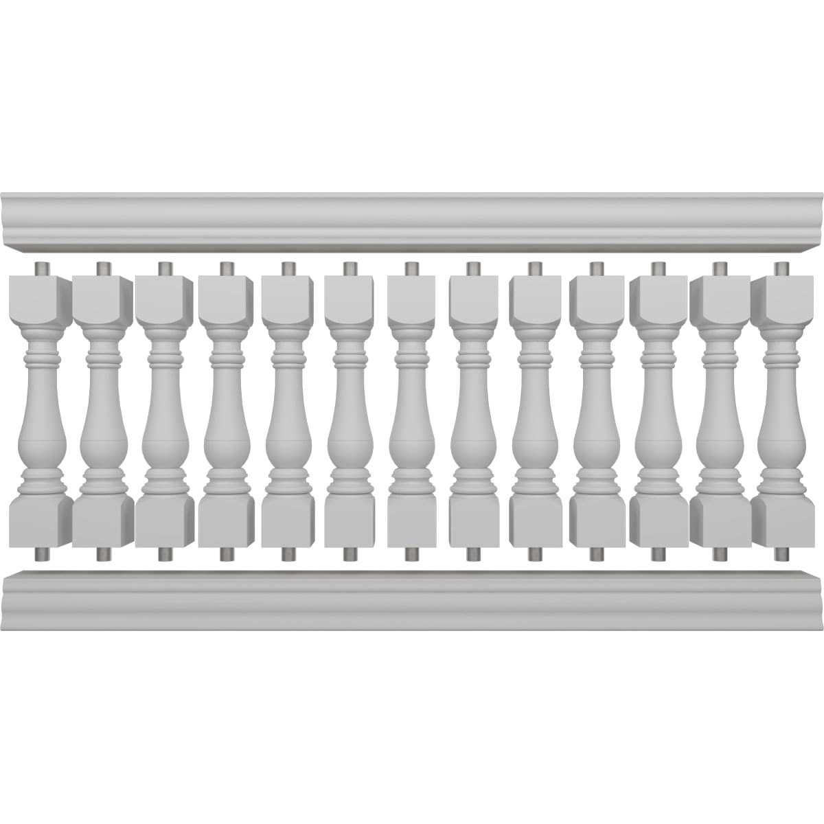 Ekena Millwork BALK42X084BRA railings - View #5