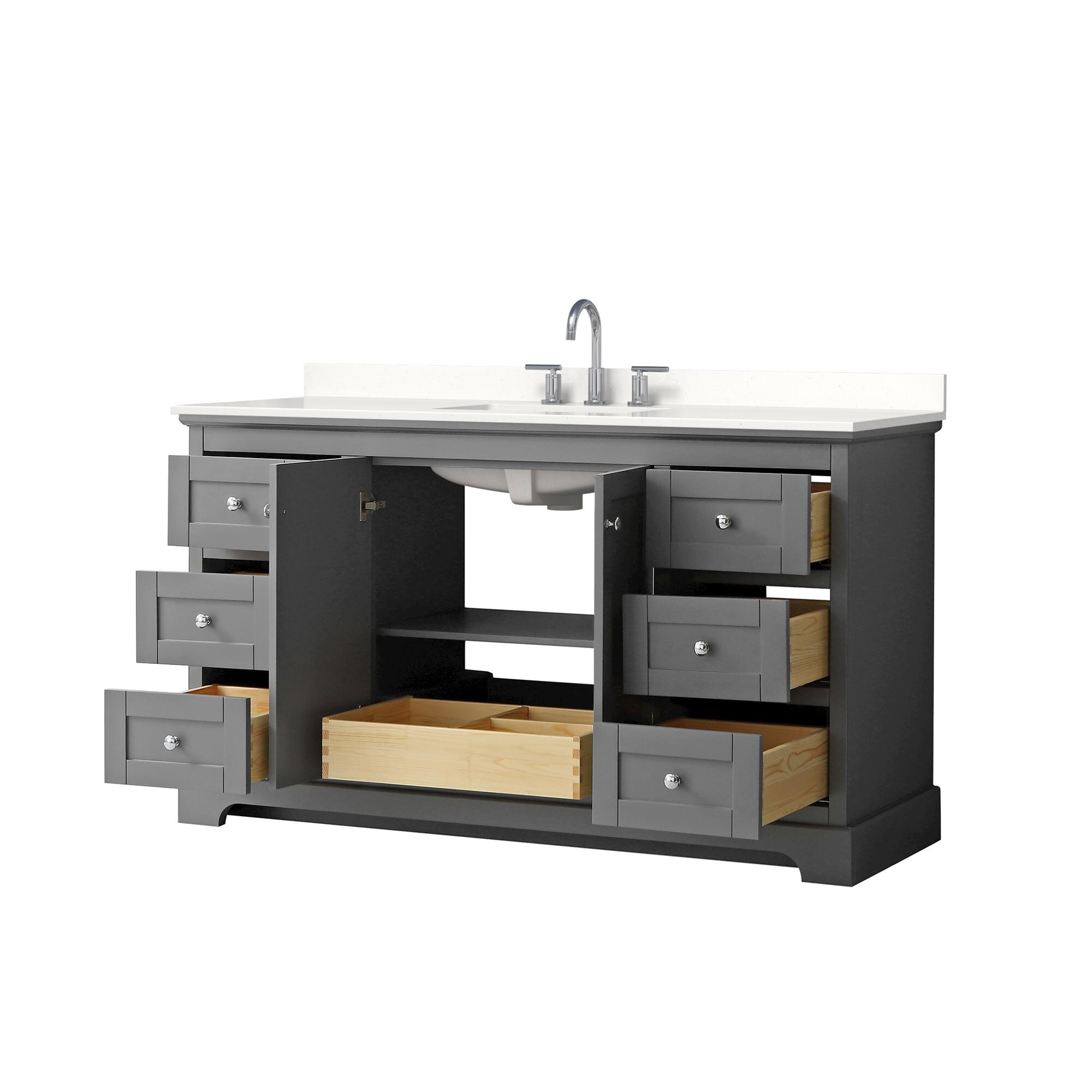 Wyndham Collection WCV232360SKGWQUS3MXX Bath-Vanity-Combo - View #3