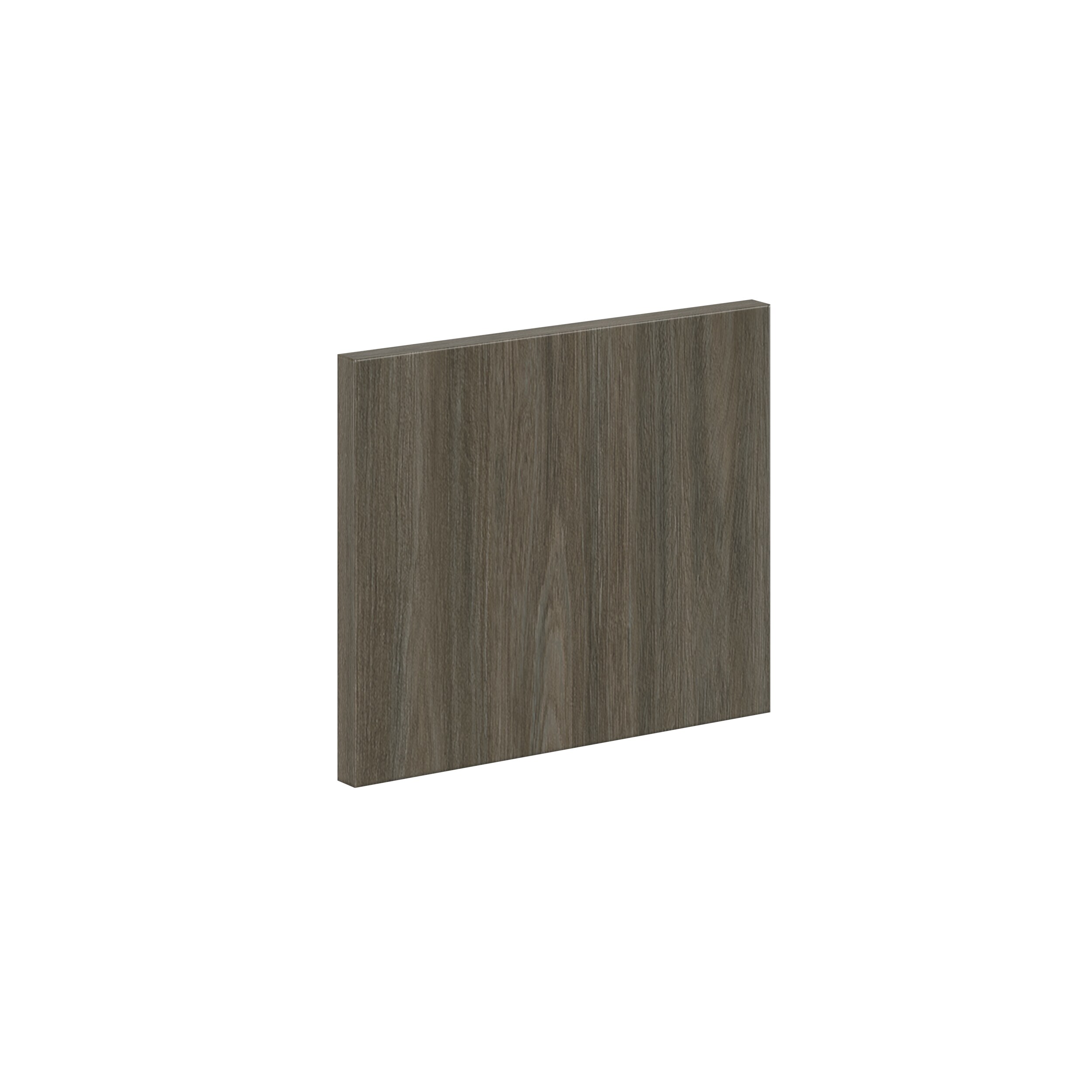 Hugo&Borg DSDF1210-SA Savane 12-in W x 10-in H Burnt Walnut Laminate Slab Base cabinet drawer fronts (Fits 12-in base box )