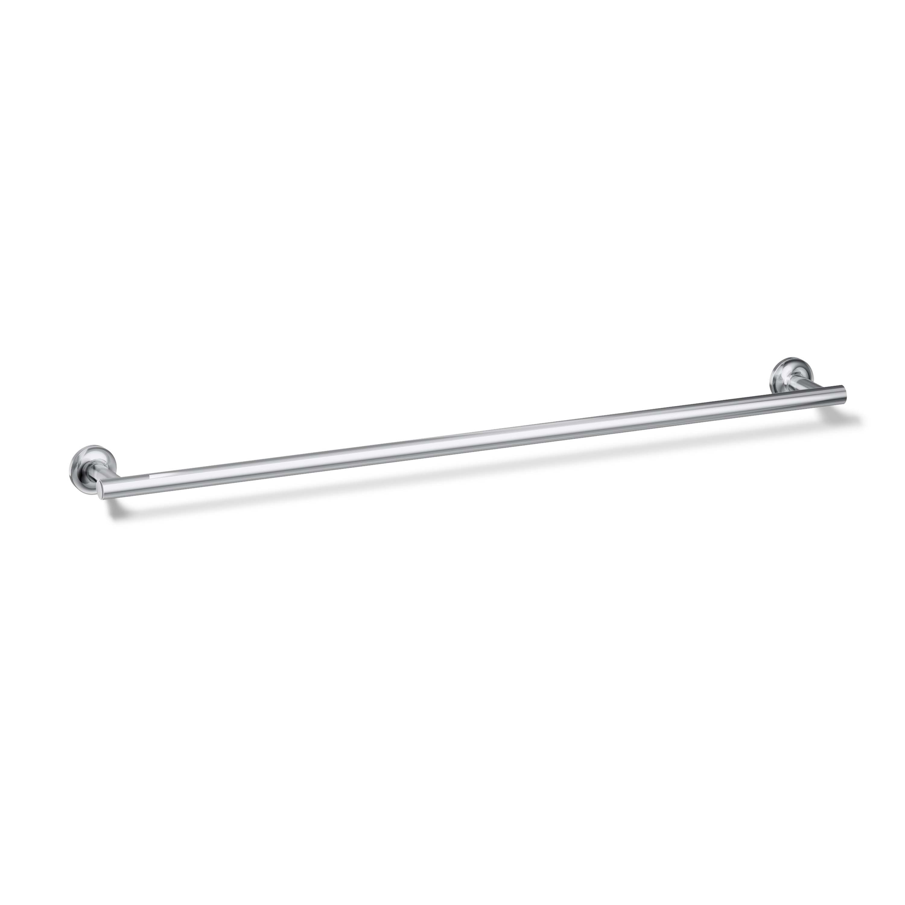 KOHLER Purist 30-in Polished chrome Wall-mount Single Towel Bar