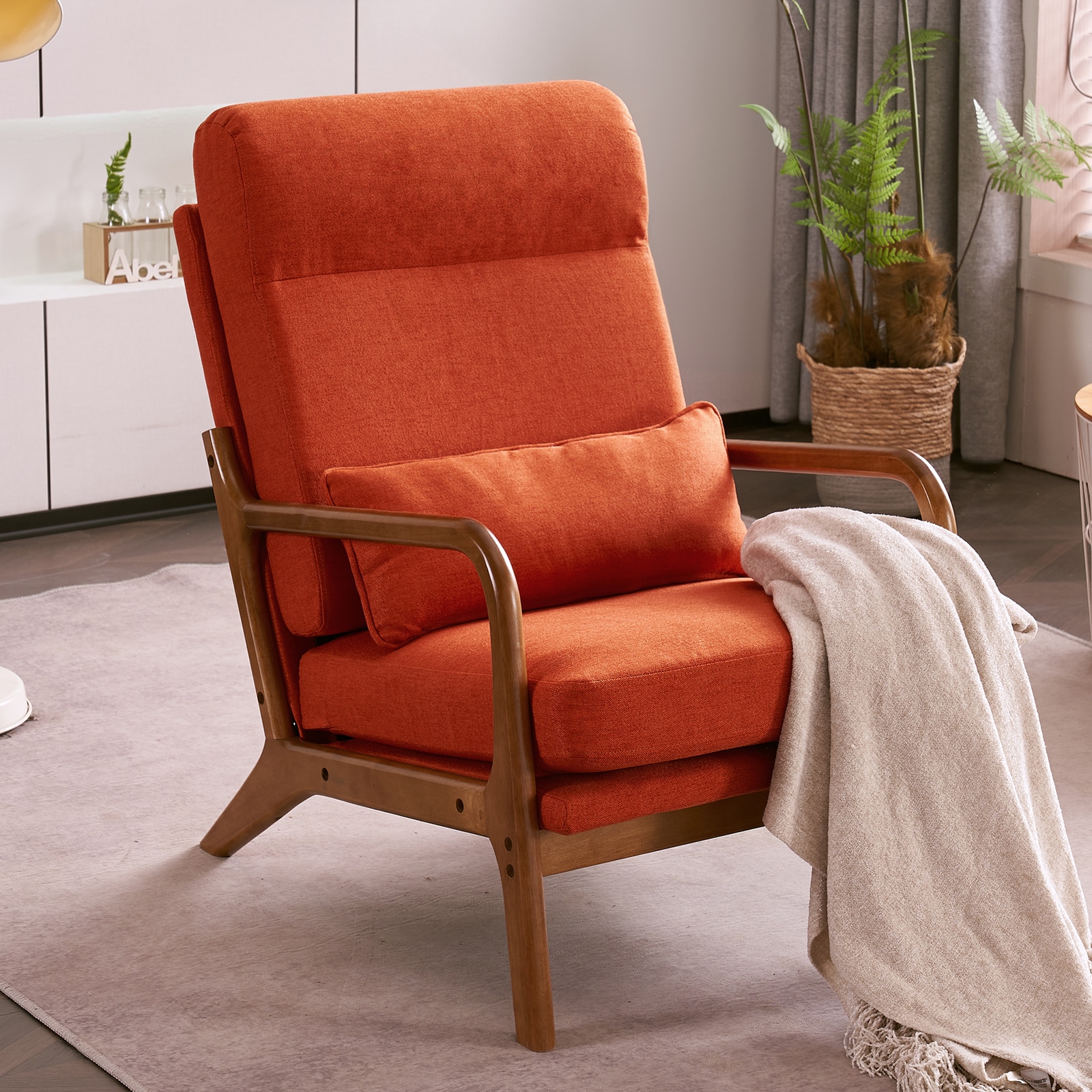 Winado Modern Orange Accent Chair LO1G52001930