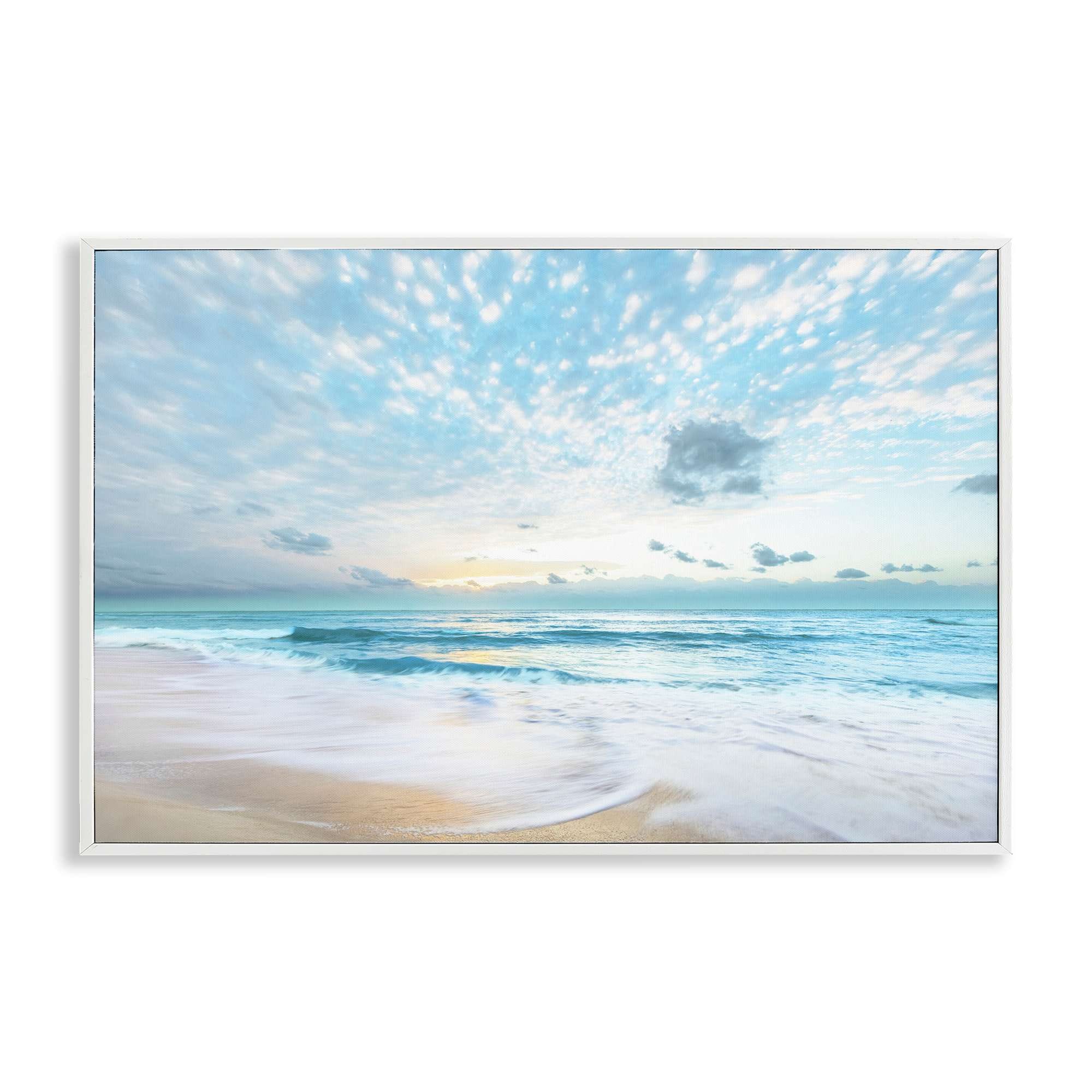 Stupell Industries BT-998-WFR-20X30 Sun Bleached Ocean Shore White Framed Giclee Art By Danita Delimont 30 x 20