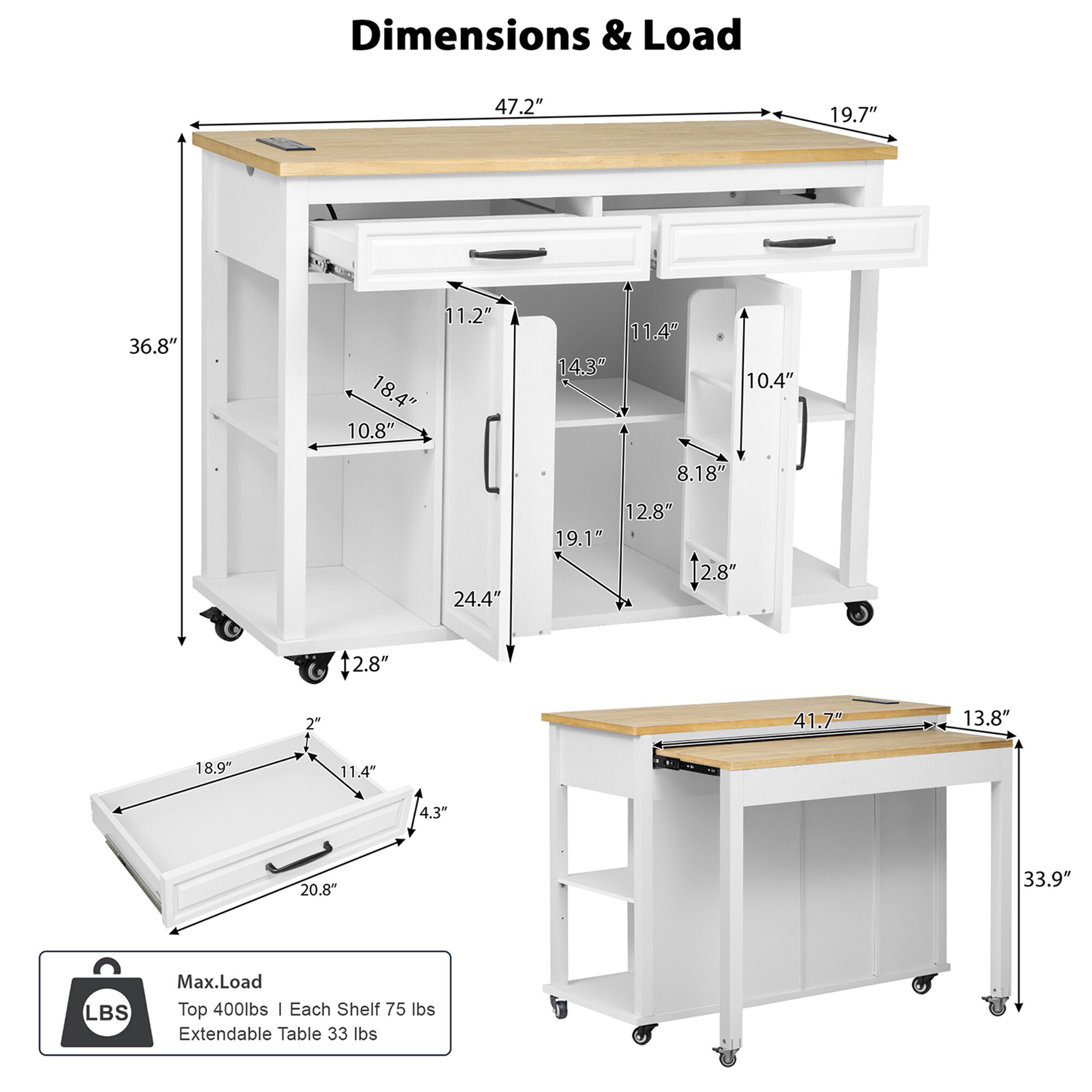 SINOFURN SYC250010BK Kitchen-Furniture - View #15