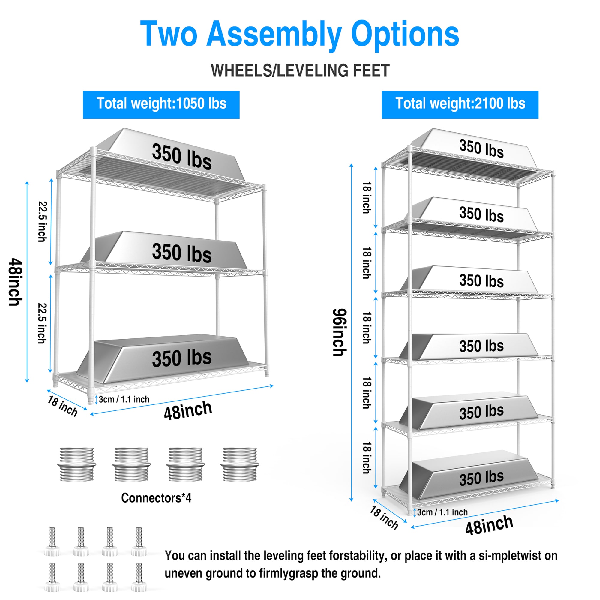 Gaierptone CRXD4TB55Q7 Free-Standing-Shelving - View #7