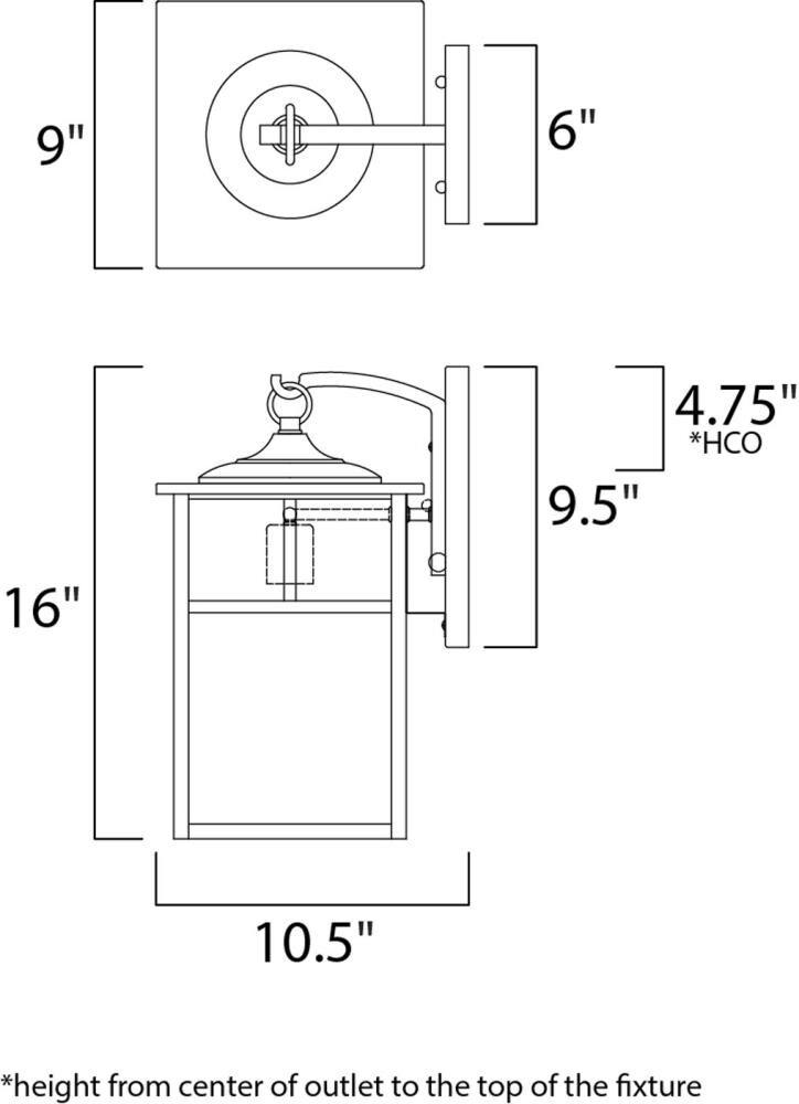 Maxim Lighting 4054HOBU Outdoor-Wall-Lighting - View #4