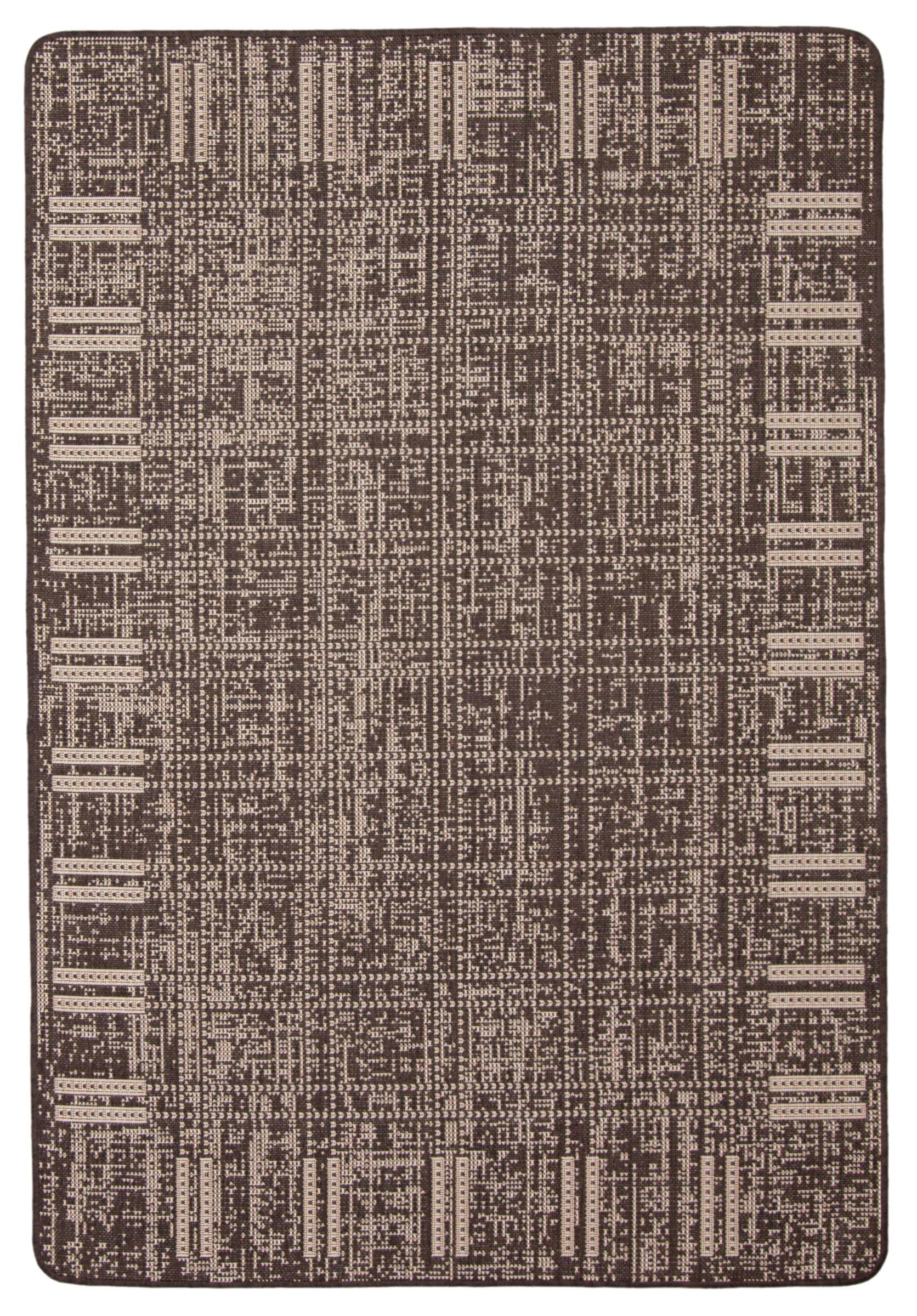 ECARPETGALLERY 353536 3 x 5 (ft) Polypropylene Chocolate Rectangular Indoor Solid Area rug