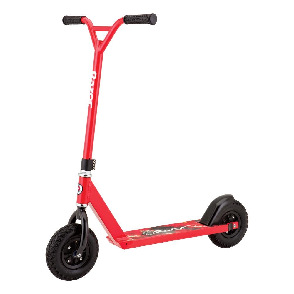 Razor 13018158 RDS Pro Dirt Off-Road Off-Street All Terrain Oversized Kick Scooter, Red