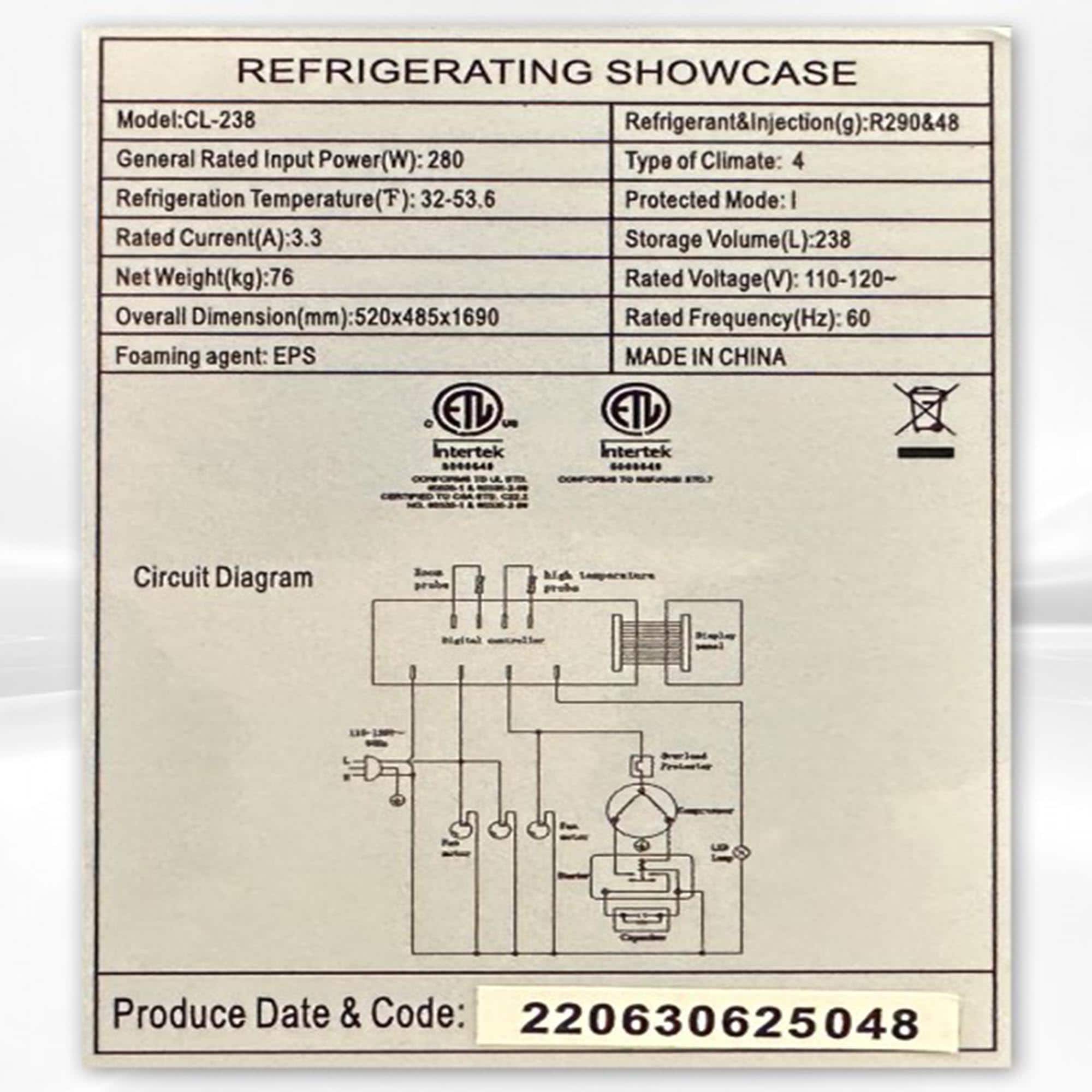 Cooler Depot 3XXRT-235L Commercial-Refrigerators - View #8