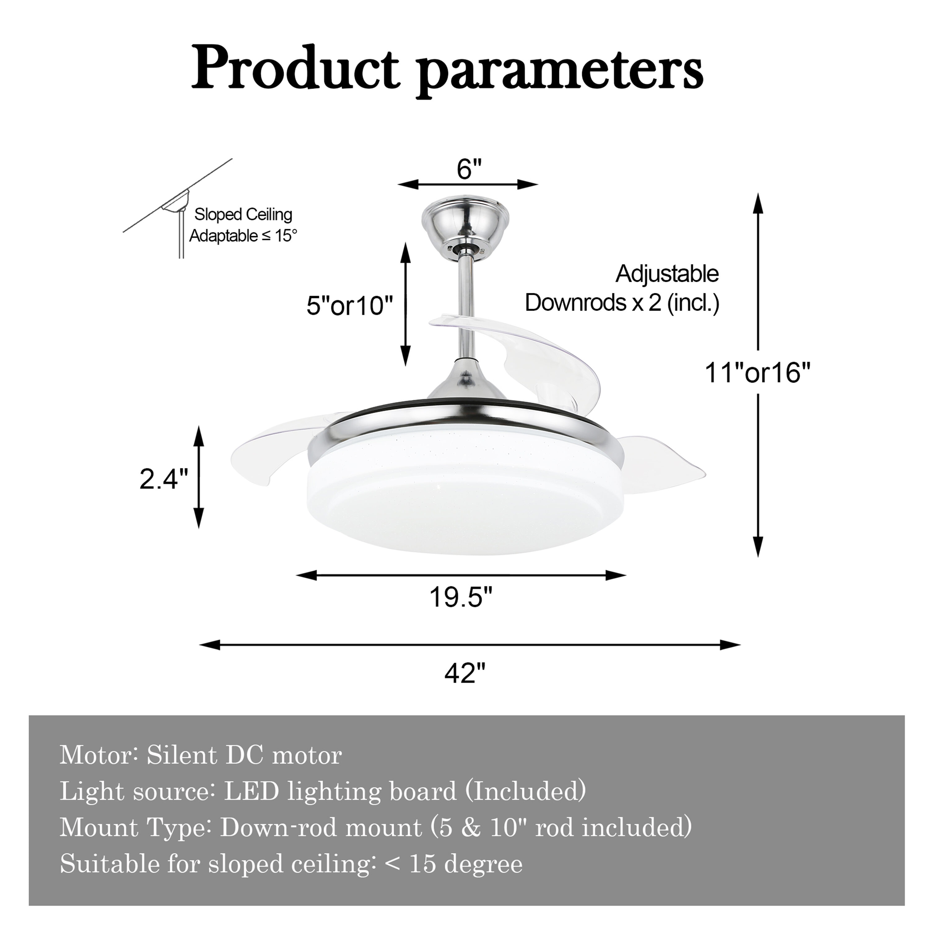 Oaks Decor BD4262-C Ceiling-Fans - View #11