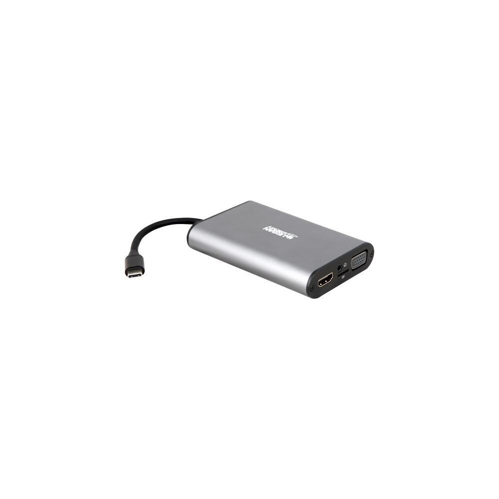 Urban Factory ISTR187369  TCM10UF 60W USB USB Type C 2 x USB Ports 2 x USB 3.0 Type C Series 2 Mobile Station for Notebook- Sideral Grey