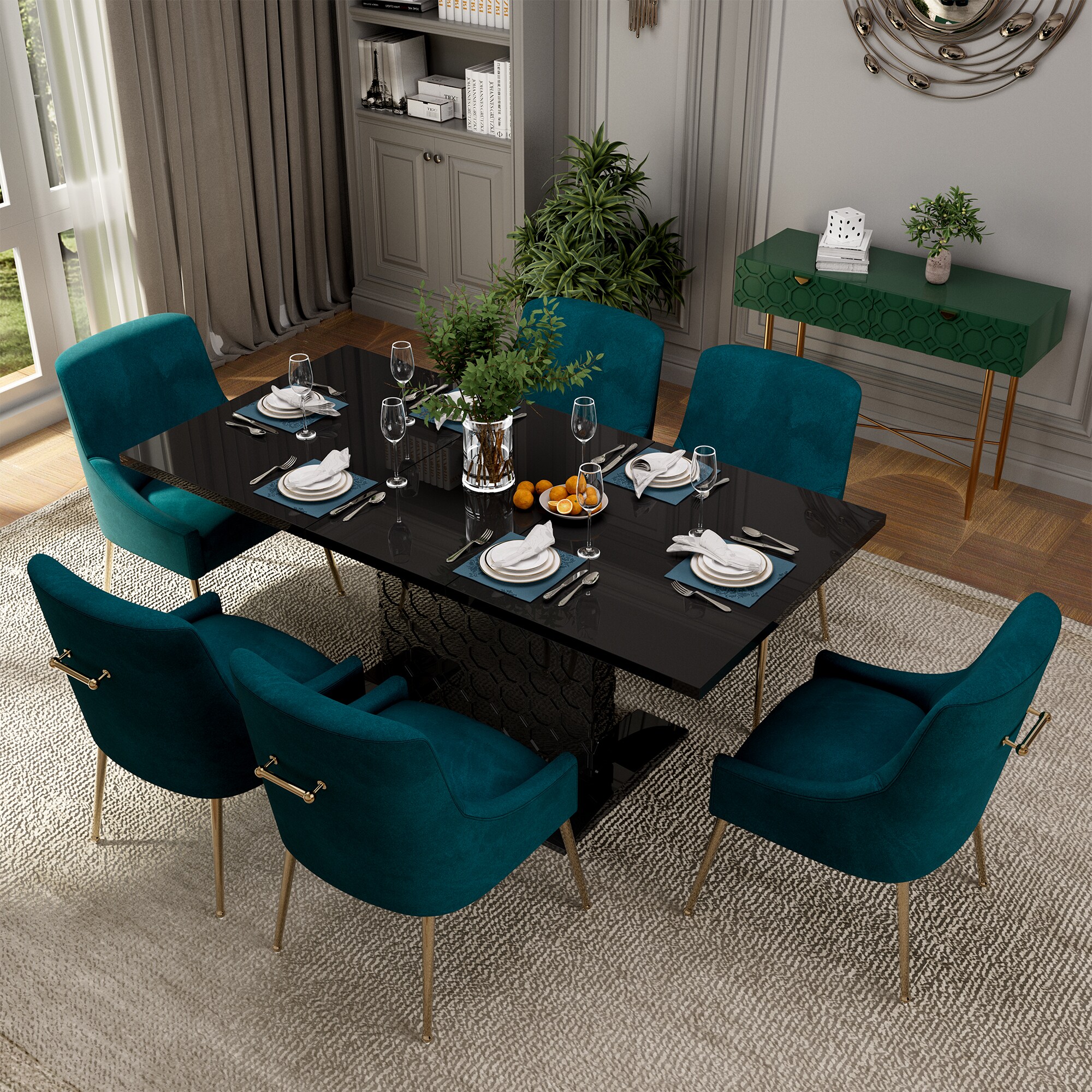Clihome CL-ST1-BK700LGR Dining-Sets - View #3