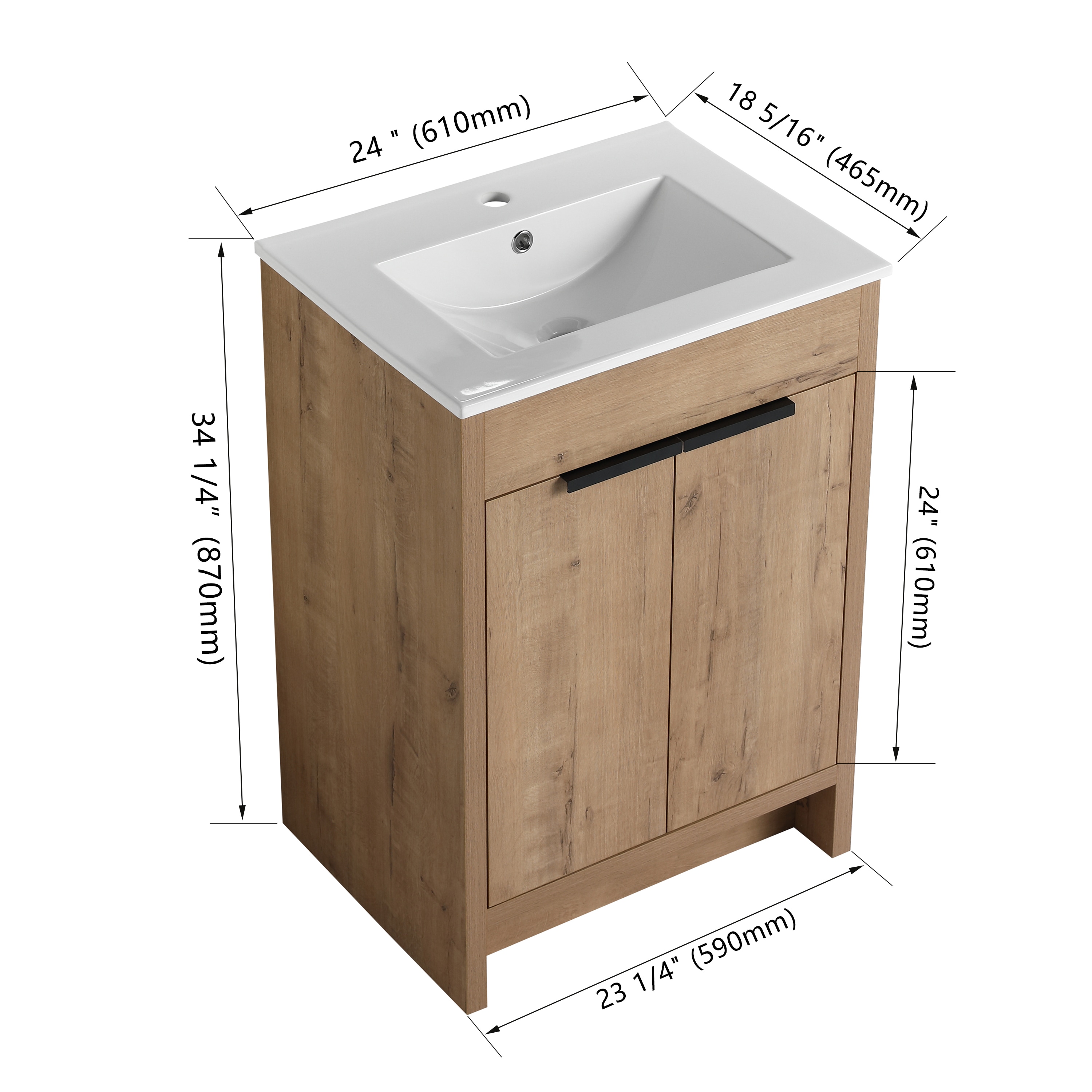 WELLFOR GLEM-65570 Bath-Vanity-Combo - View #2