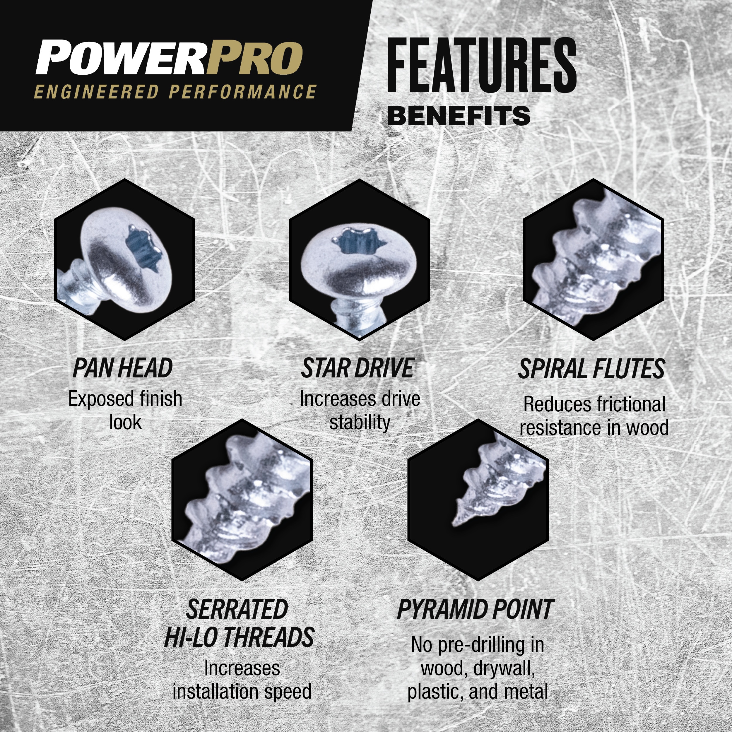 Power Pro 116931 Wood-Screws - View #4