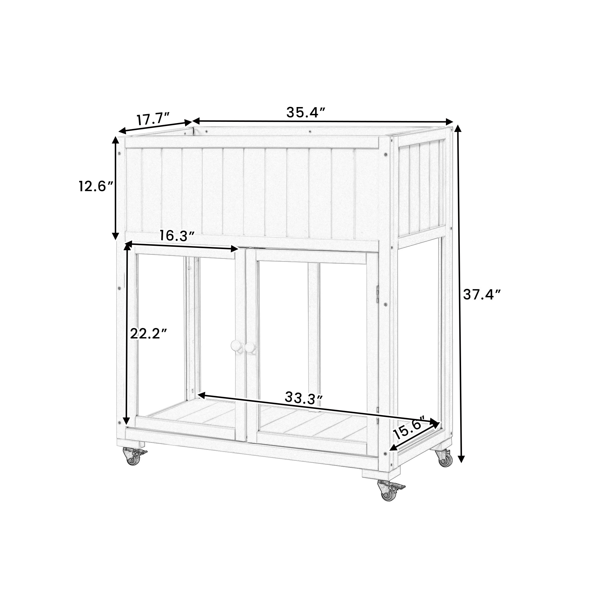 BABOOM BOM-229026B-OR Raised-Planter-Boxes - View #3