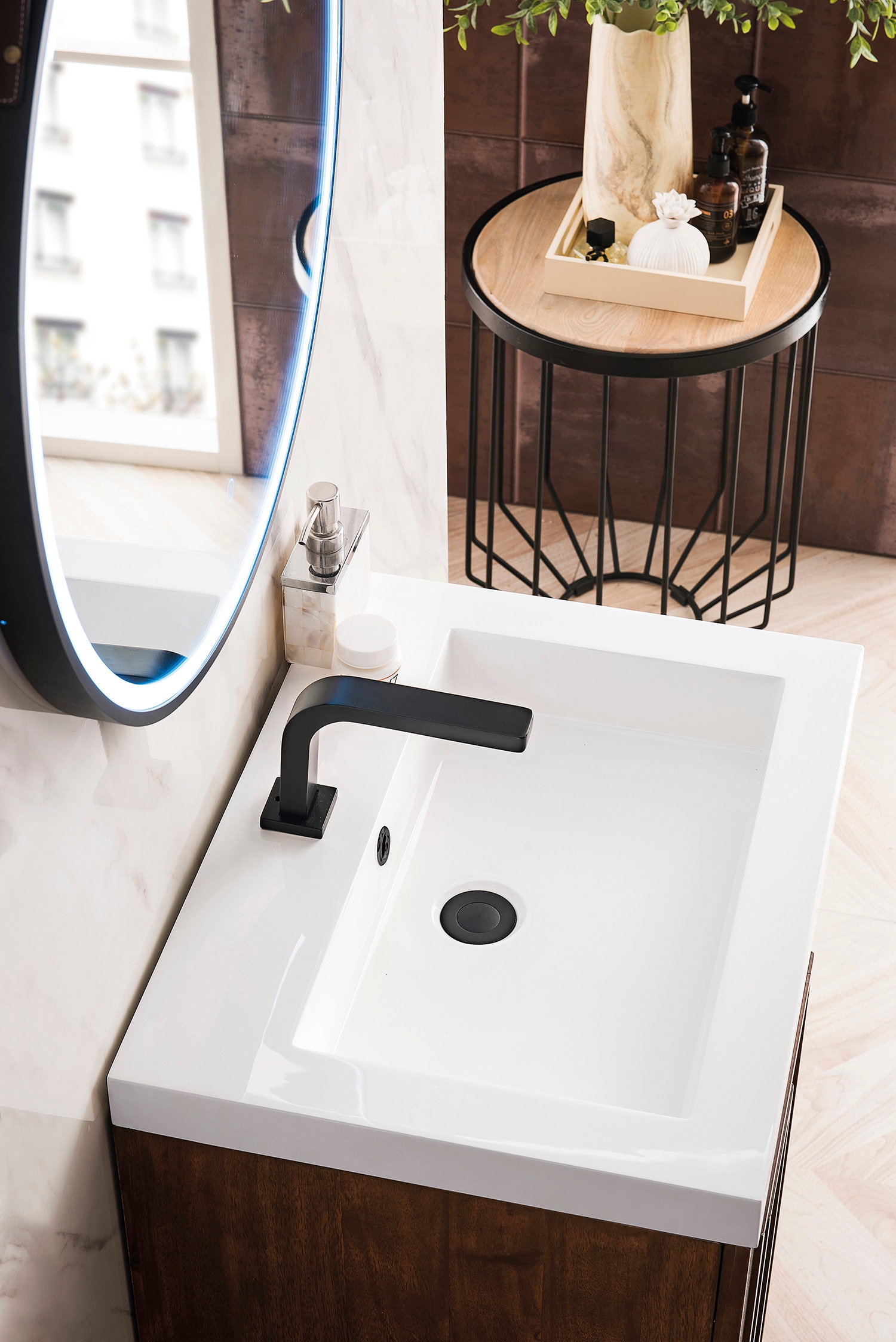 James Martin Vanities E110V24MCAMBKWG Bath-Vanity-Combo - View #5