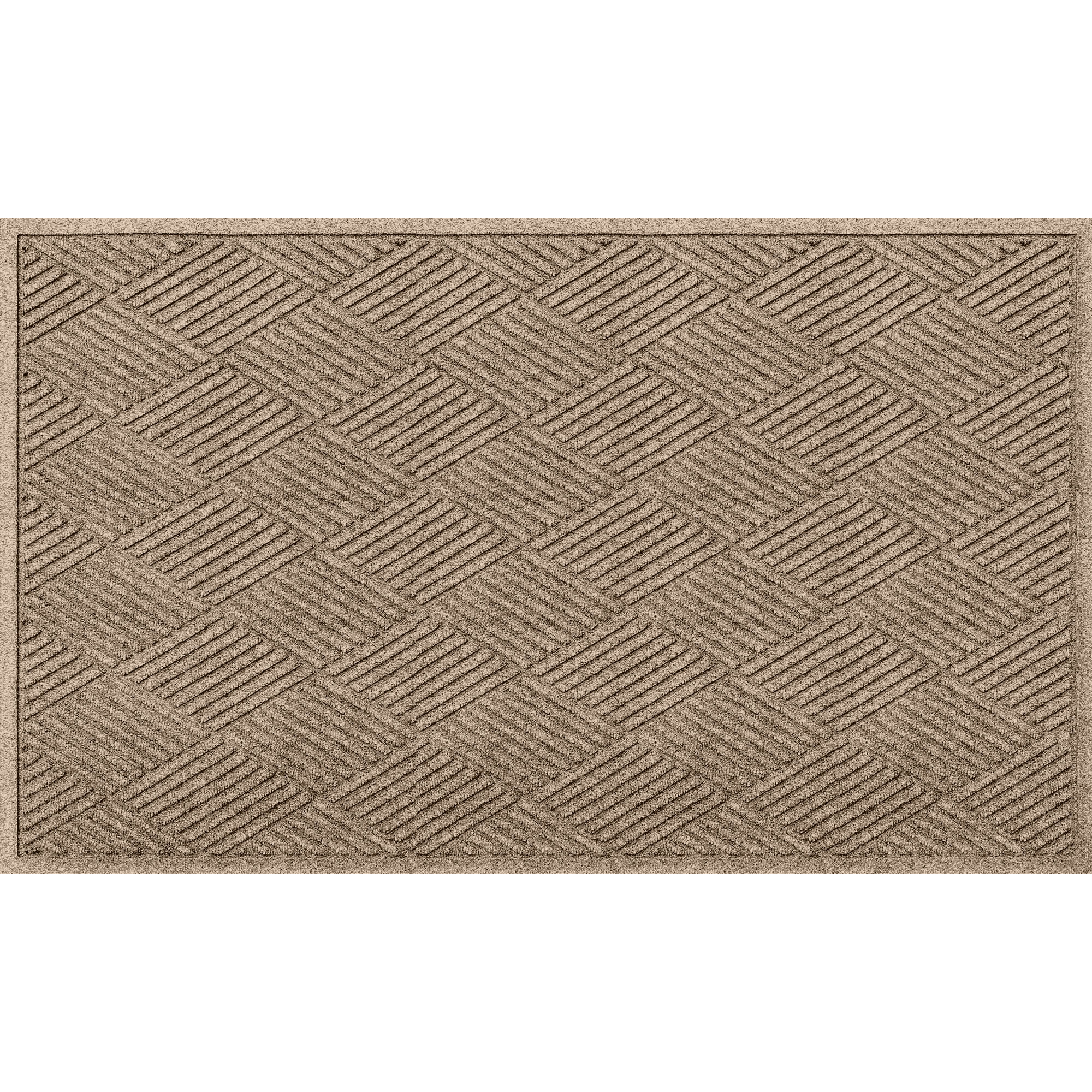 Bungalow Flooring 3-ft x 5-ft Camel Polyester Rectangular Indoor or ...