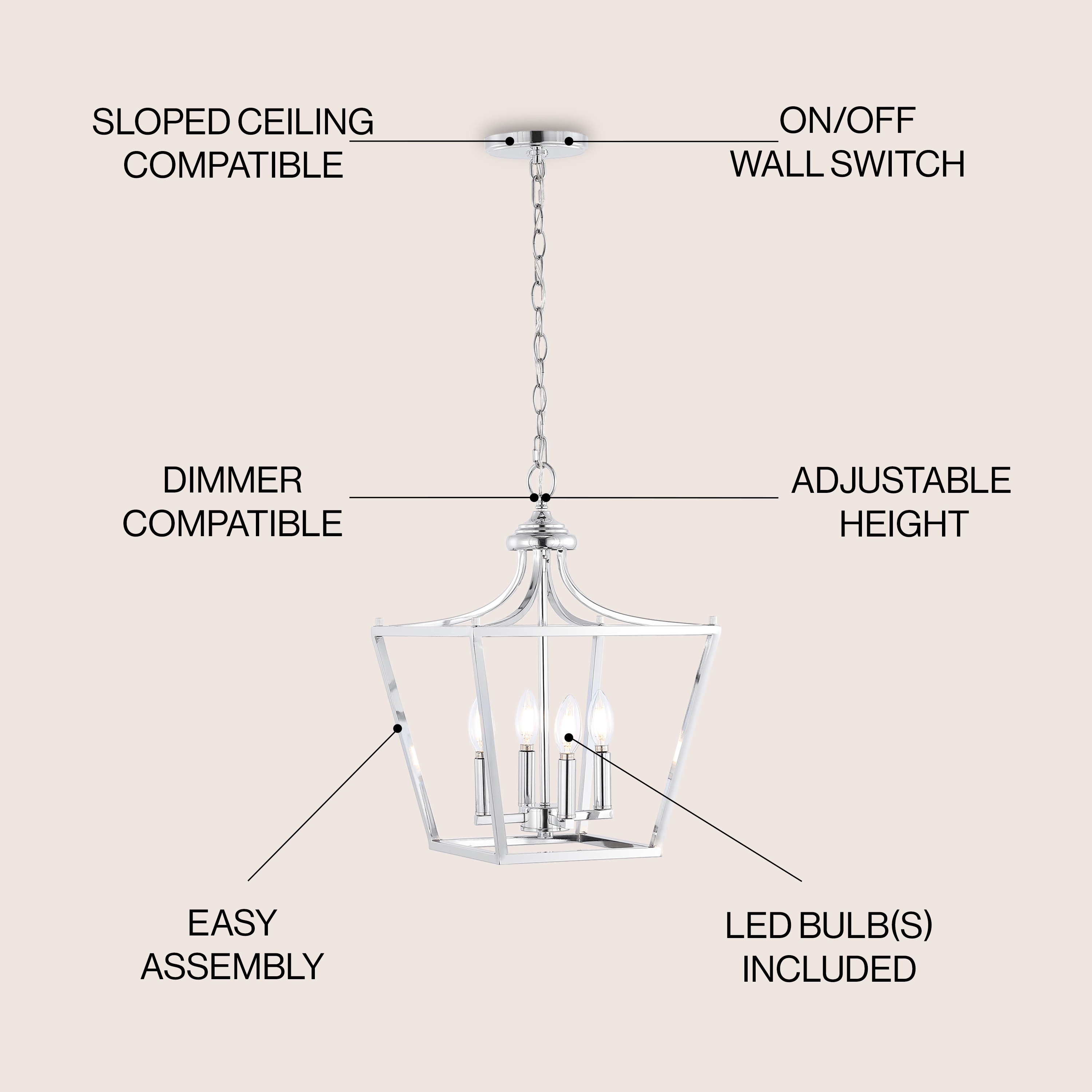 JONATHAN  Y JYL7561B Pendant-Lights - View #3