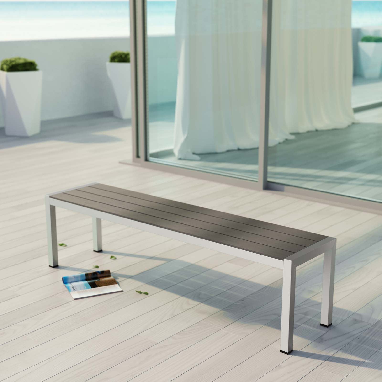 Modway EEI-2252-SLV-GRY Stools-Ottomans - View #2