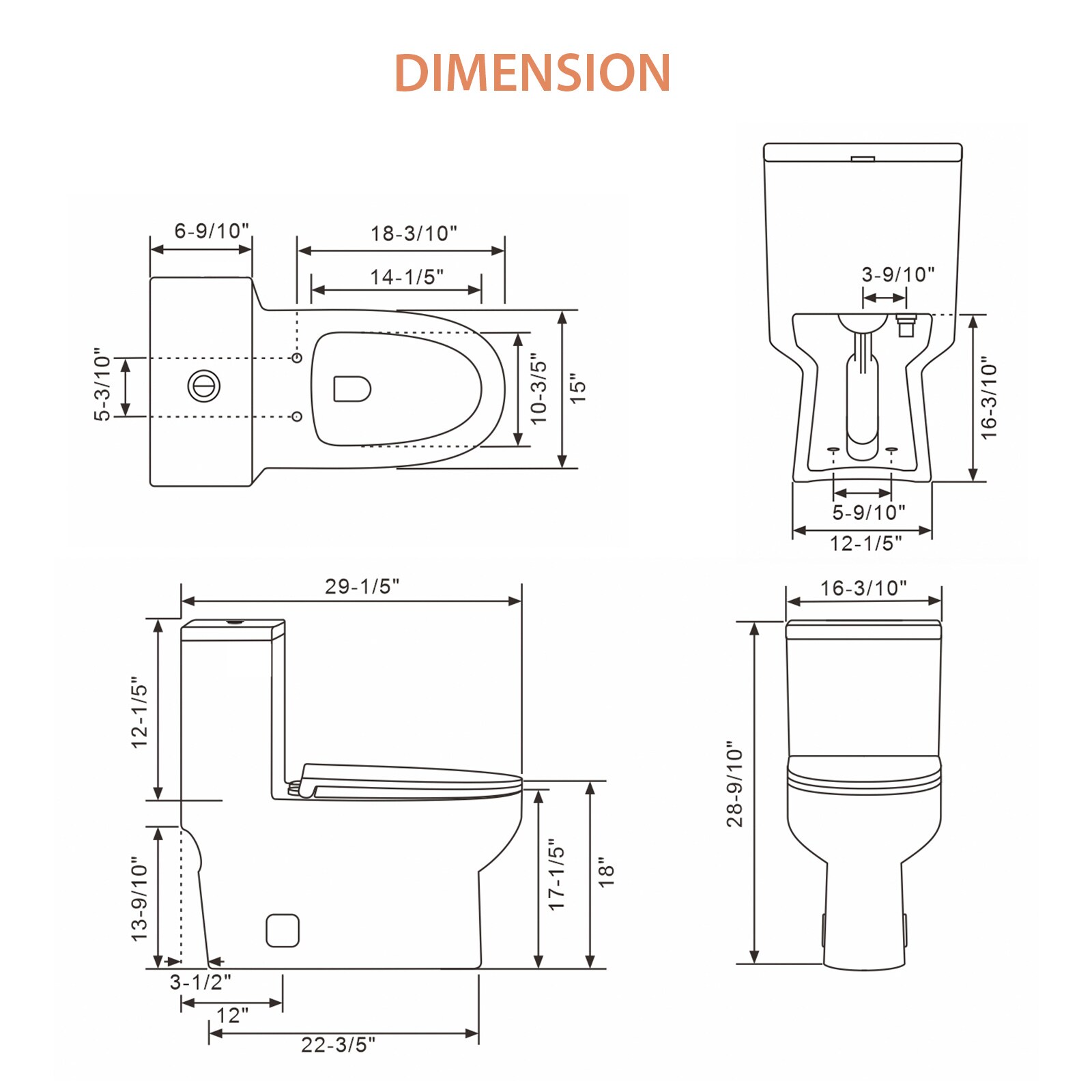 Lordear LD-MGMC011 toilets - View #9