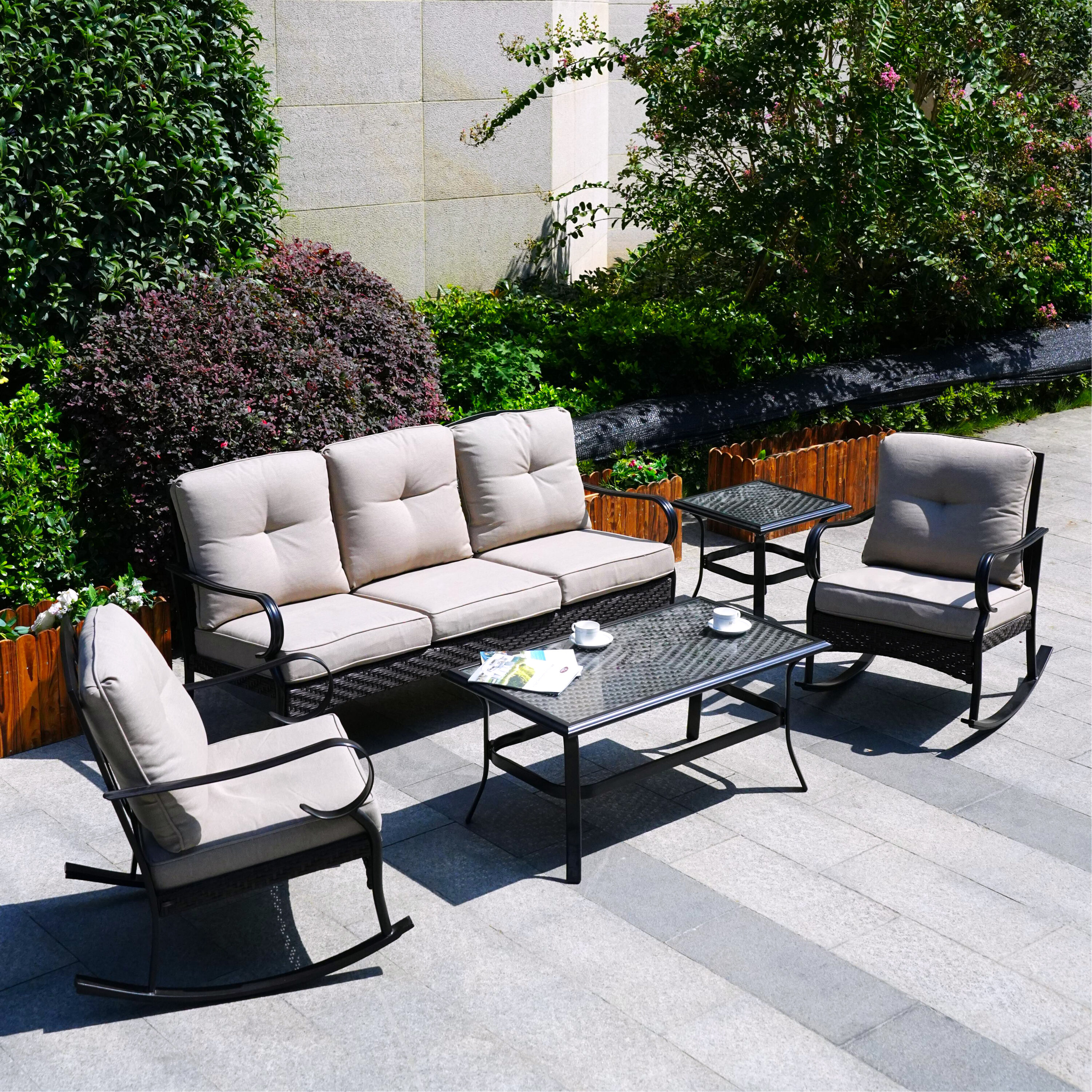Moda Furnishings MOS-2025 Patio-Conversation-Sets - View #4