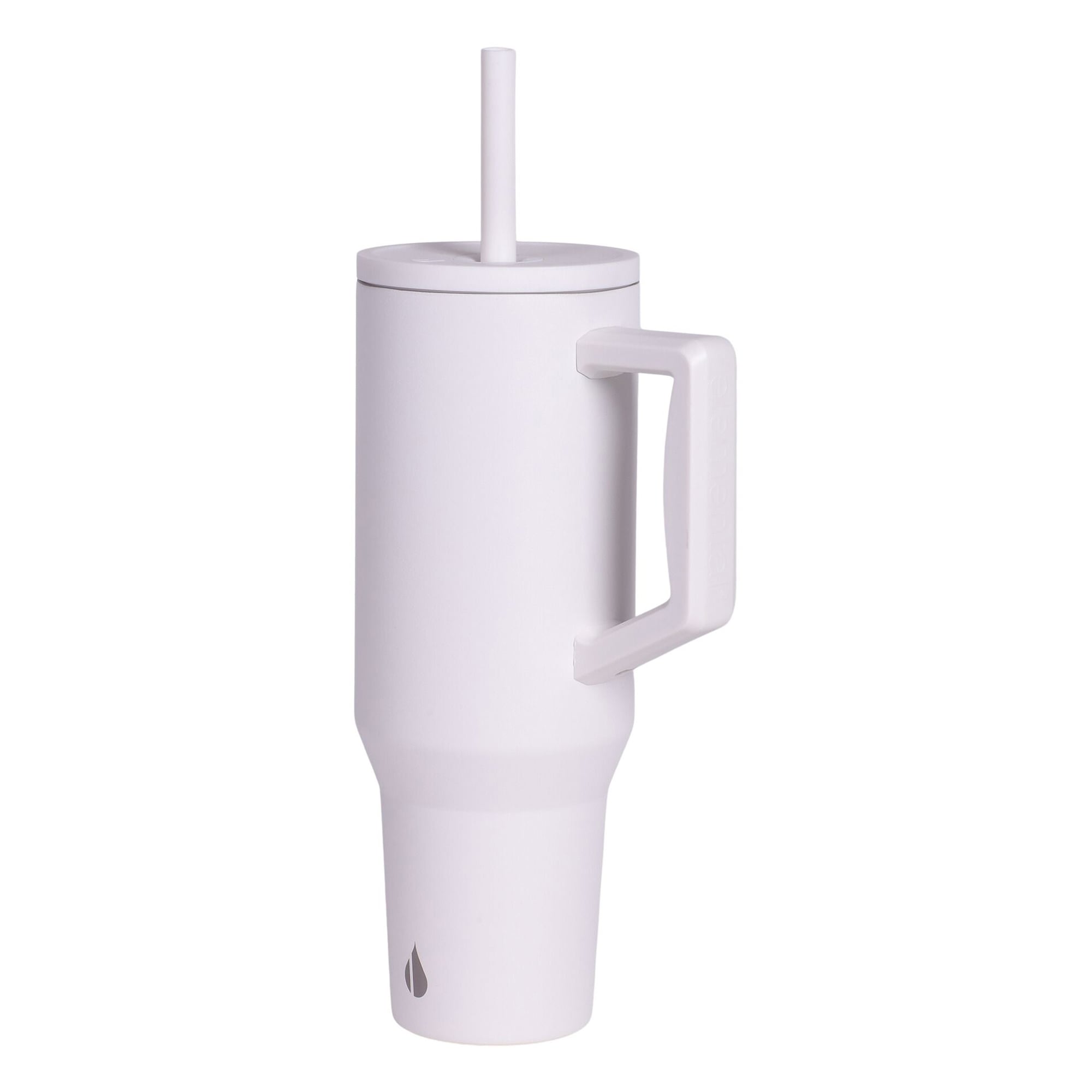 elemental EMLET40WH12 Commuter 40 -fl oz Stainless steel Insulated Tumbler - White
