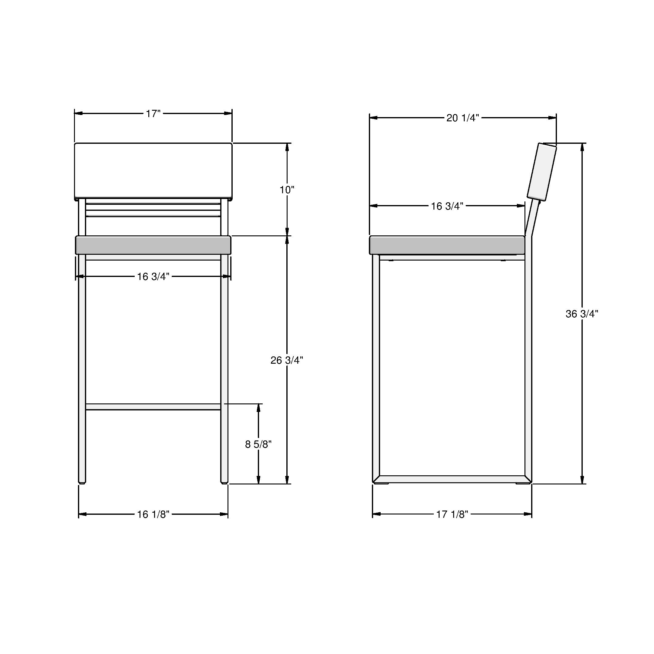 Amisco 44555-26WE/1B25JMF4 stools - View #7