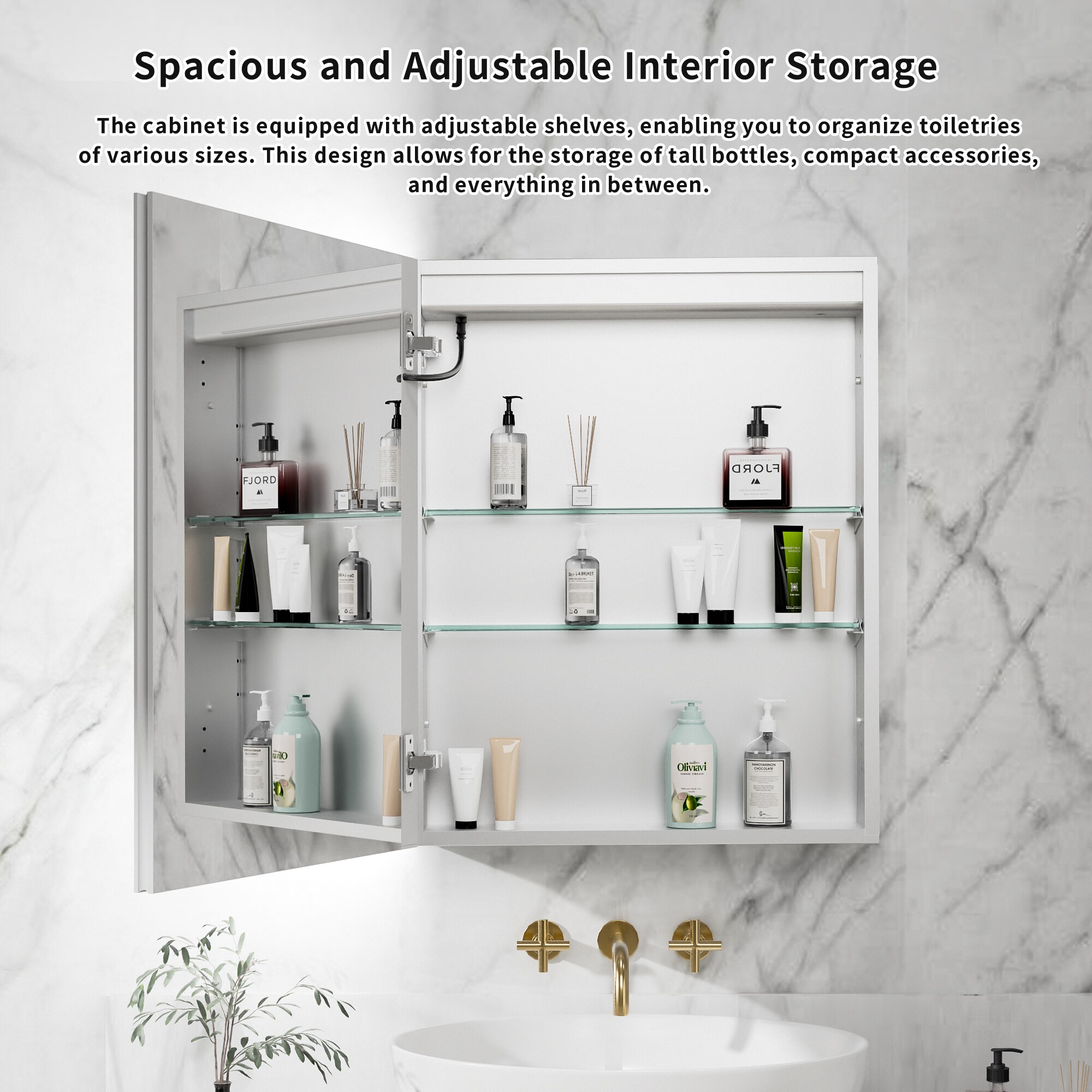 ES-DIY EYJPMC2430V20L Bathroom-Medicine-Cabinets - View #7