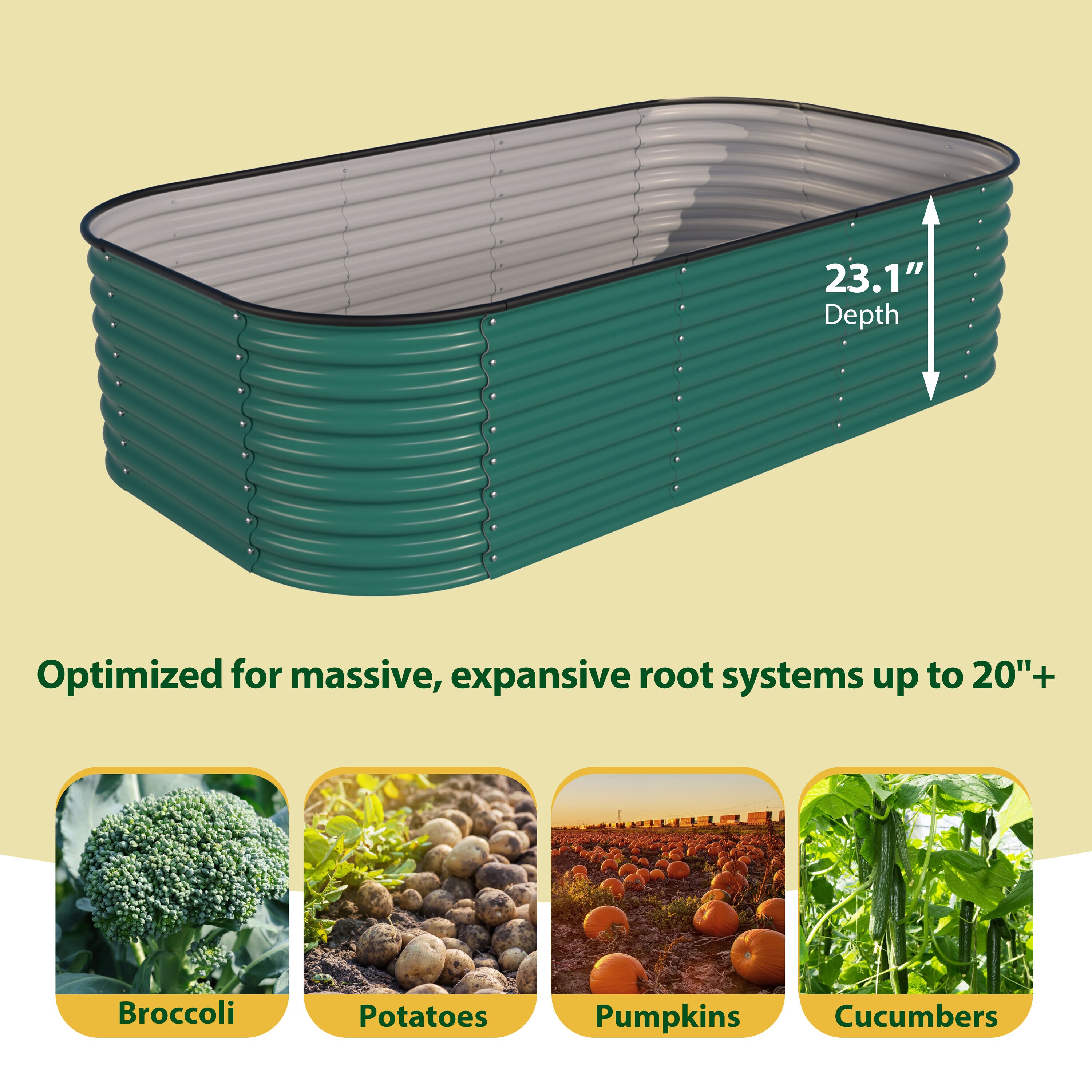 VEIKOUS PG0102-82-03GE Raised-Garden-Beds - View #9
