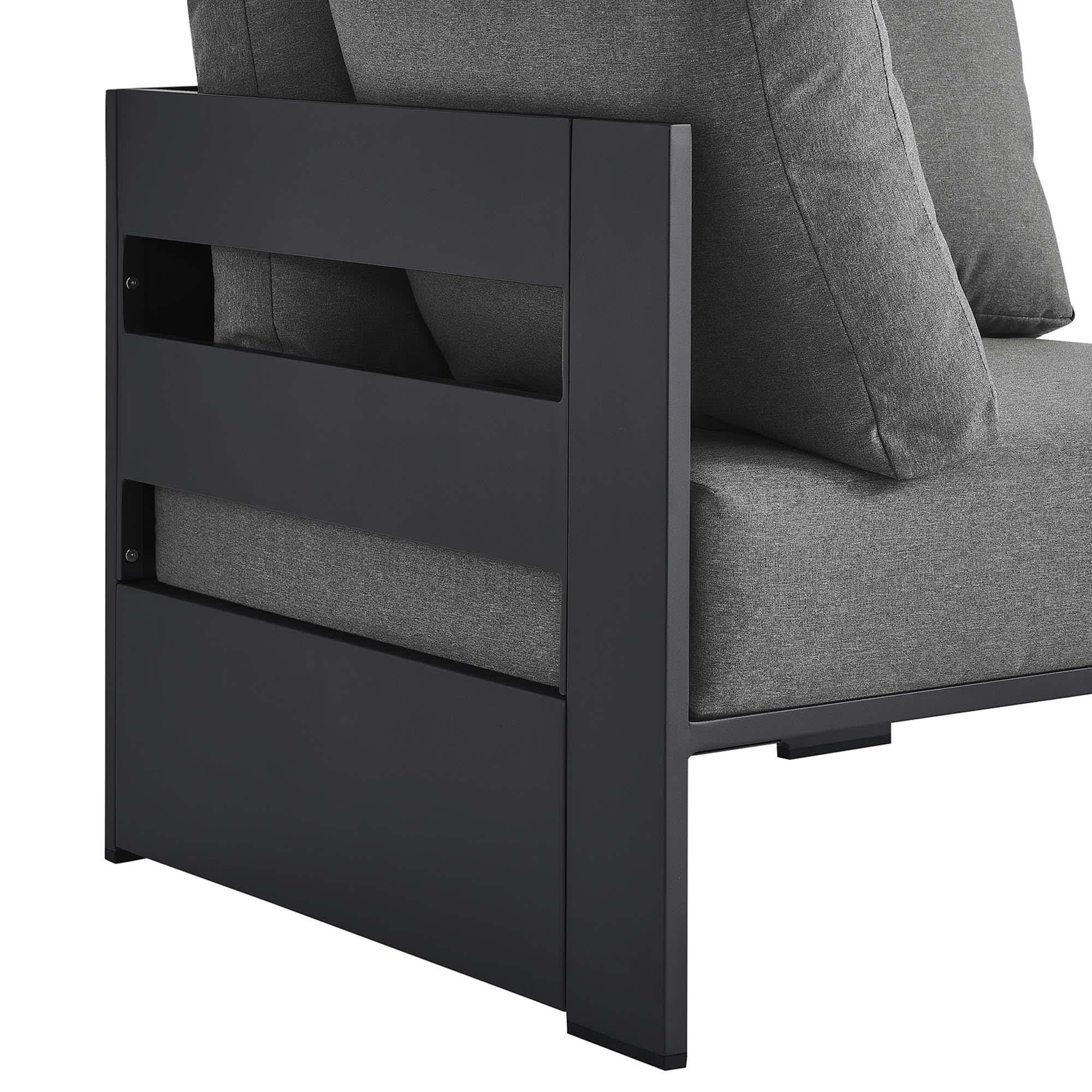 Modway EEI-6631-GRY-CHA Patio-Sofas-Daybeds - View #4
