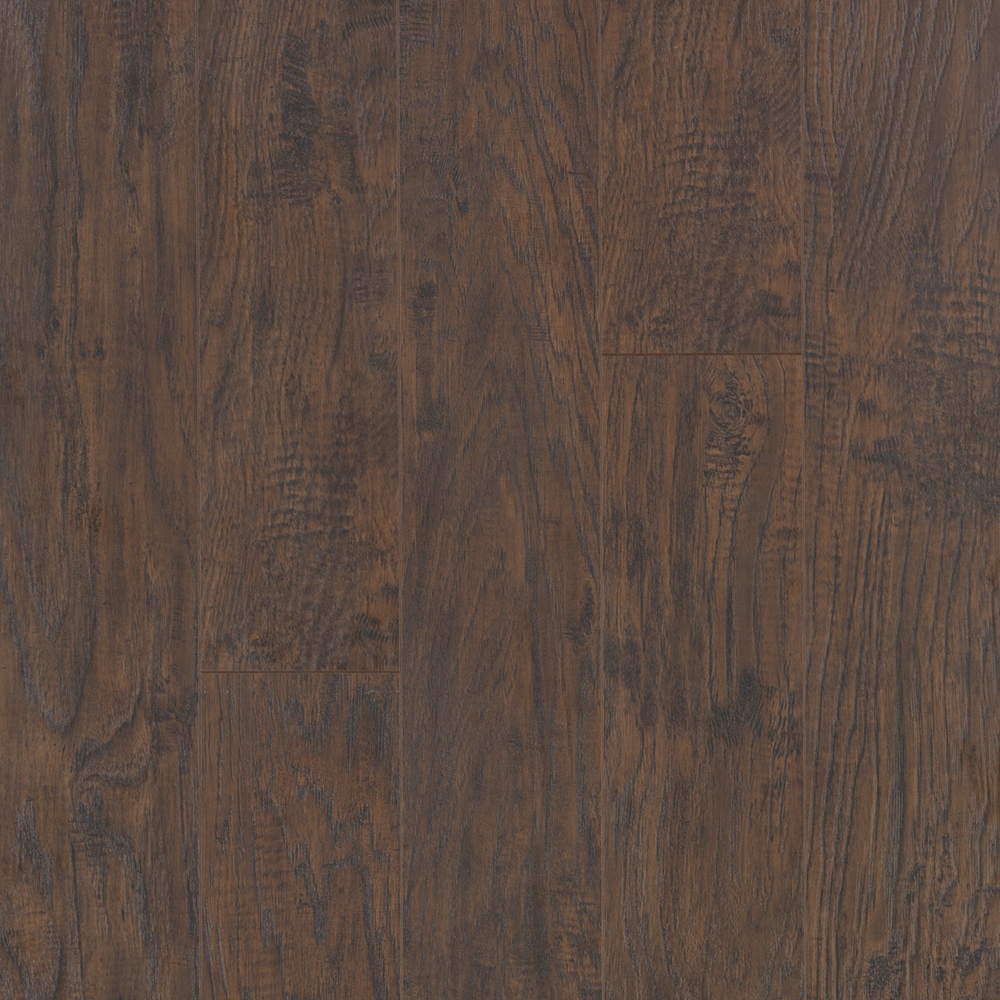 Marvino Hickory 8-mm T x 6-in W x 48-in L Water Resistant Wood Plank Laminate Flooring (24.18-sq ft) in Brown | - Style Selections AR901