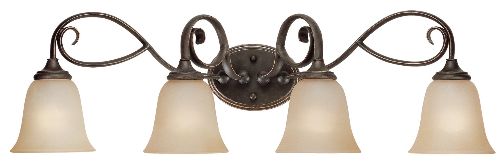 Craftmade Barrett Place 33-in 4-Light Mocha Bronze Traditional Vanity ...