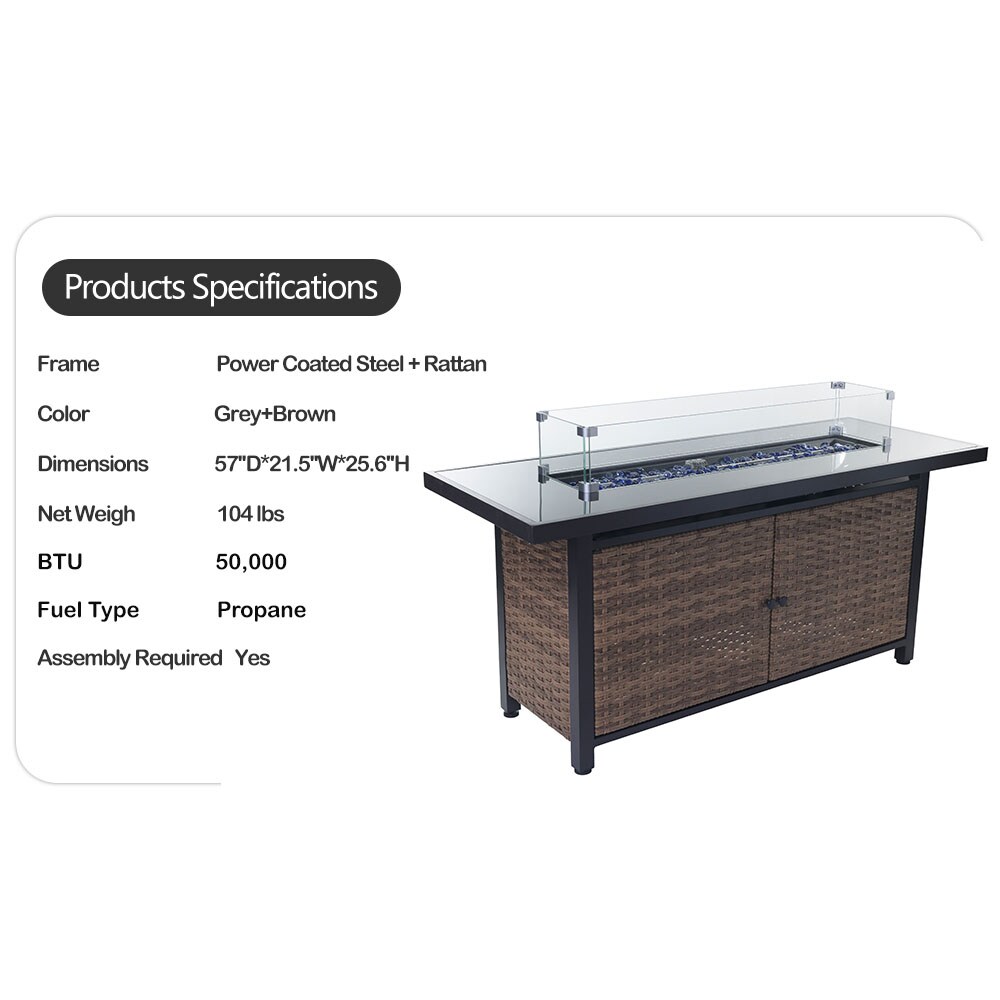 Runesay HB02ODHT-05 Outdoor-Gas-Firepits - View #7