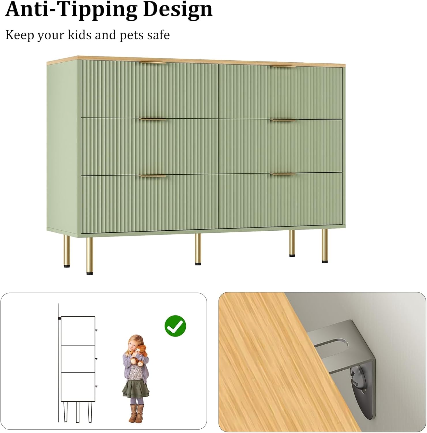 Qeetex WL-PHO-33FGB8AM dressers - View #6