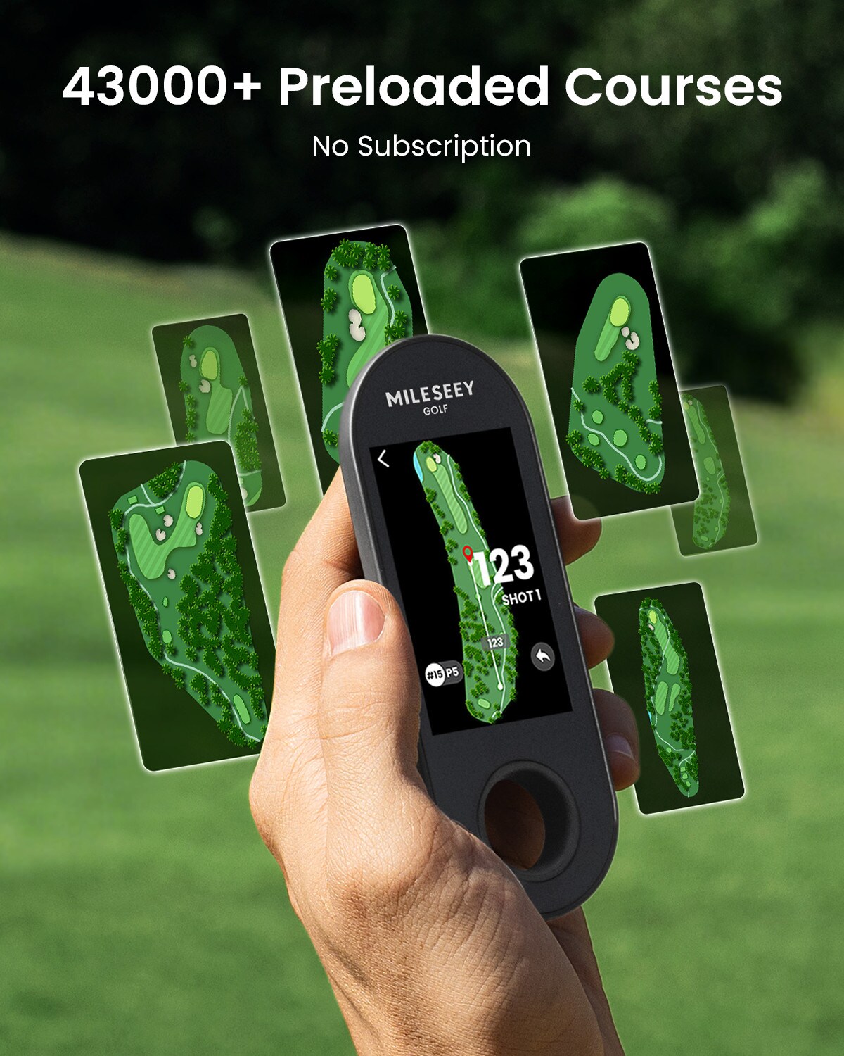 MILESEEY Golf GPS Speaker with Detachable Handheld GPS at Lowes.com
