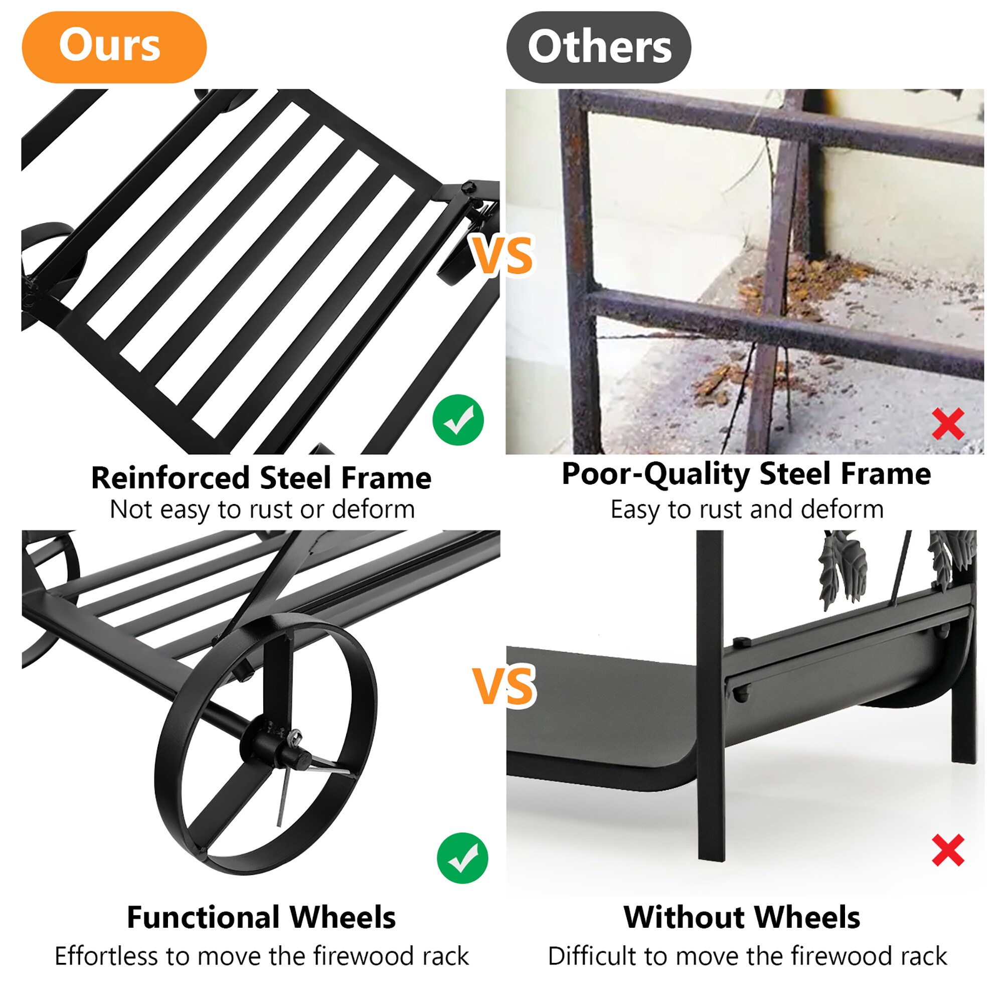 Goplus HV10309 Firewood-Storage - View #5