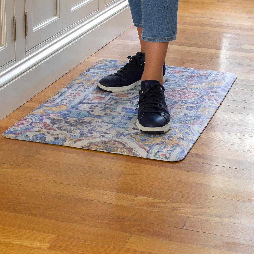 FloorPops FPA3736 2-ft x 3-ft Multicolor PVC Rectangular Indoor Decorative Novelty Anti-fatigue mat