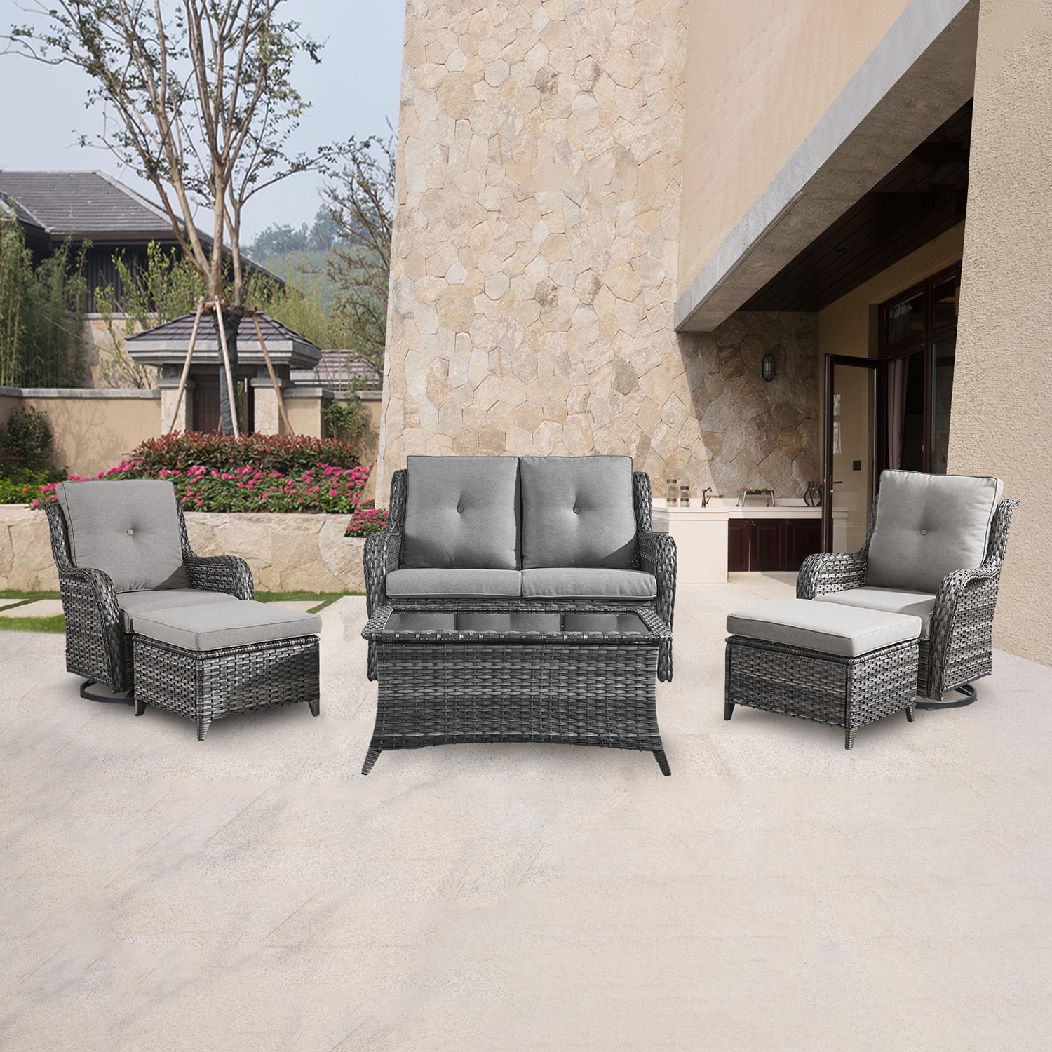 Rilyson FS039019024016-2 Patio-Conversation-Sets - View #2