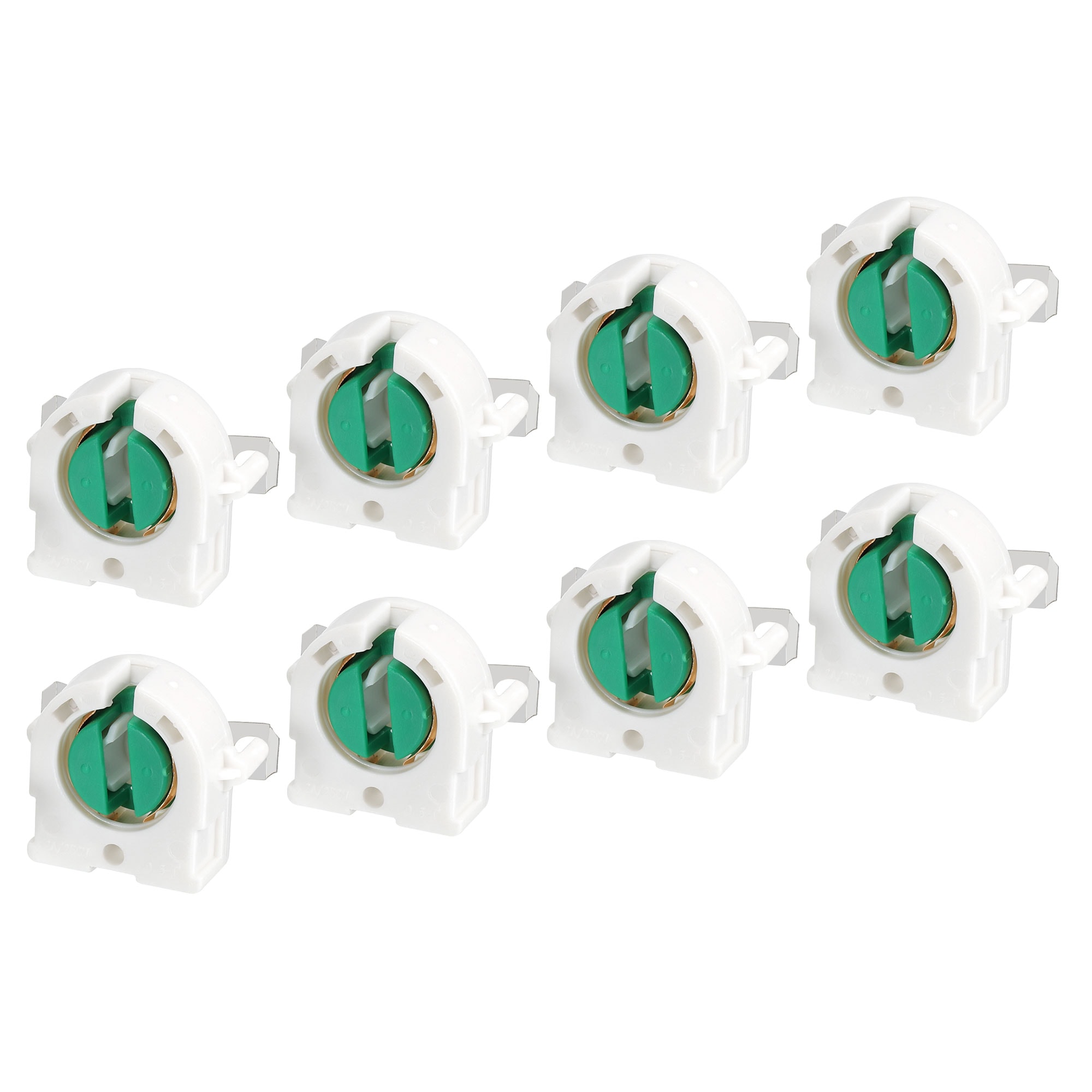 Unique Bargains T8 Lamp Holder Socket Non-Shunted Light Holder 30x27x16mm for LED Fluorescent Tube 12pcs #S26042101UX2149