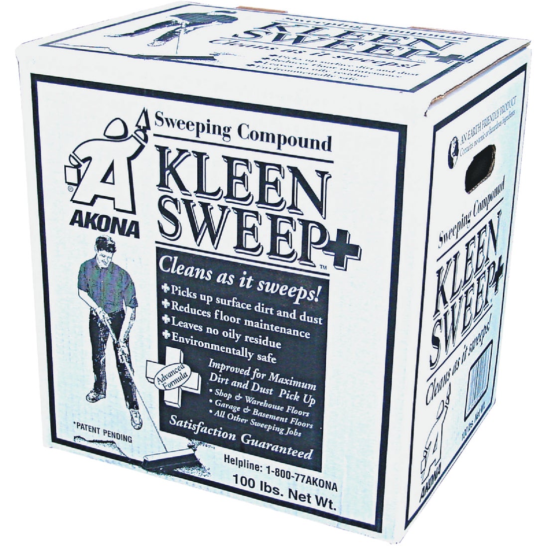 KLEENSTEEL Kleen Products Kleen Sweep Dust op reatment 100 lb Box AKO 1816