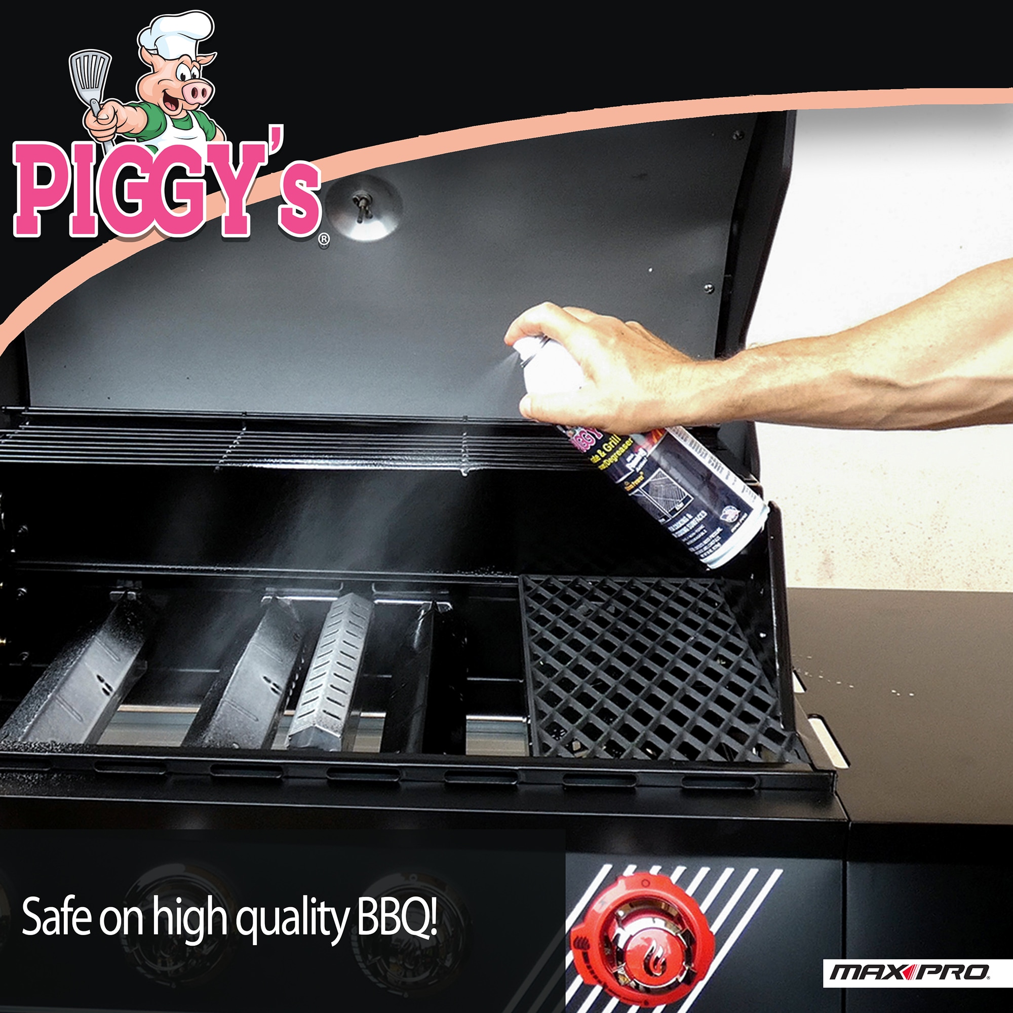 Piggy'S Pbgd-3637 BBQ Grate Grill Cleaner, 19oz