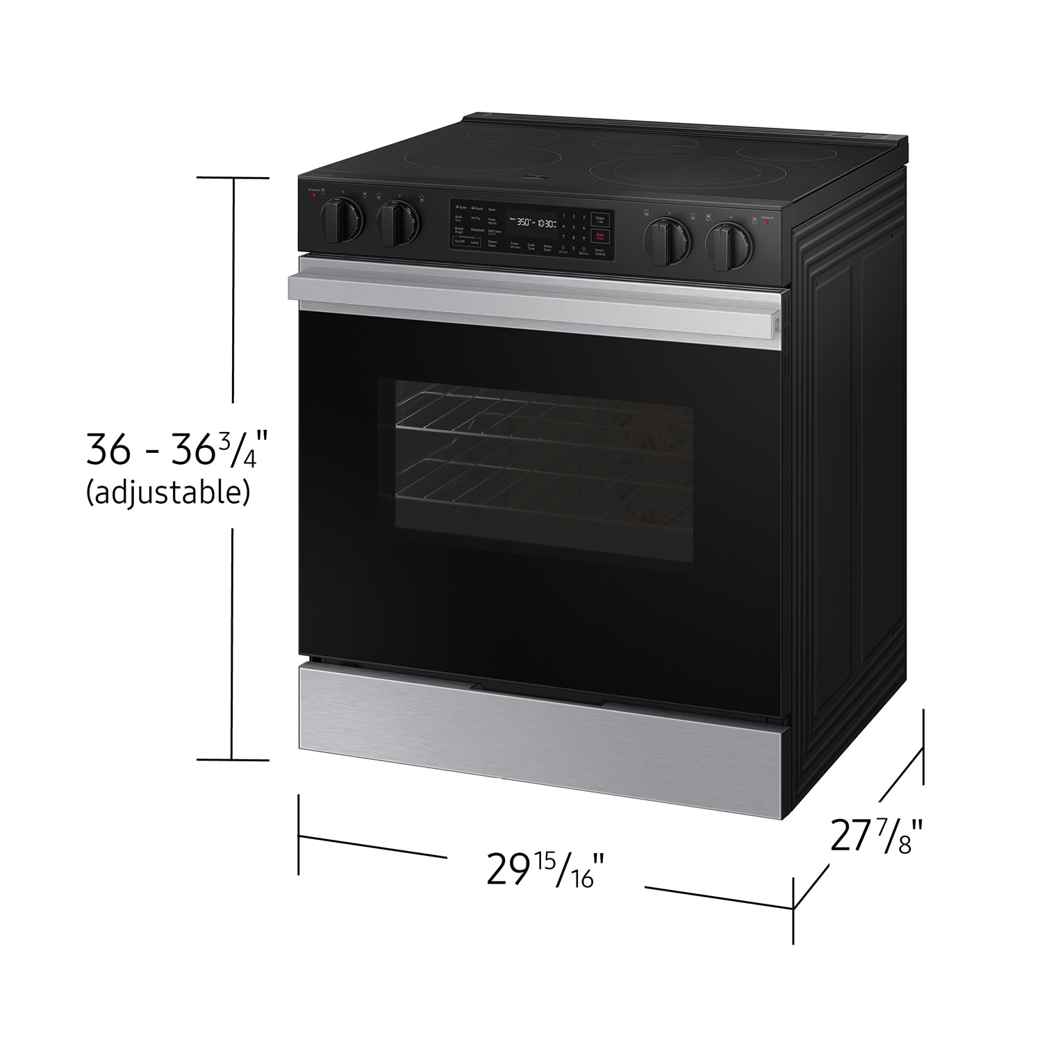 Samsung NSE6DG8100SR Freestanding-Electric-Ranges - View #9