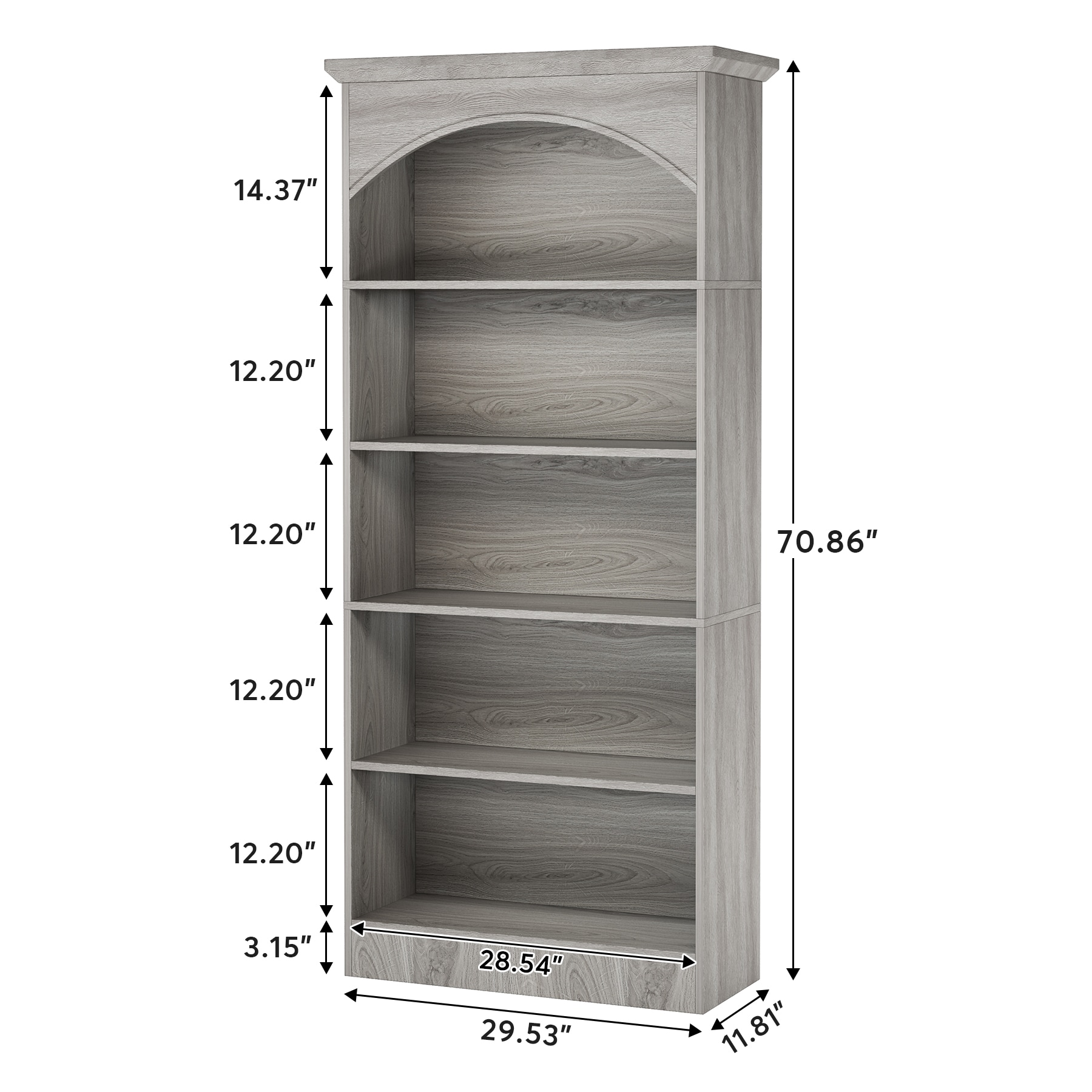 Tribesigns HOGA-J0221 bookcases - View #10