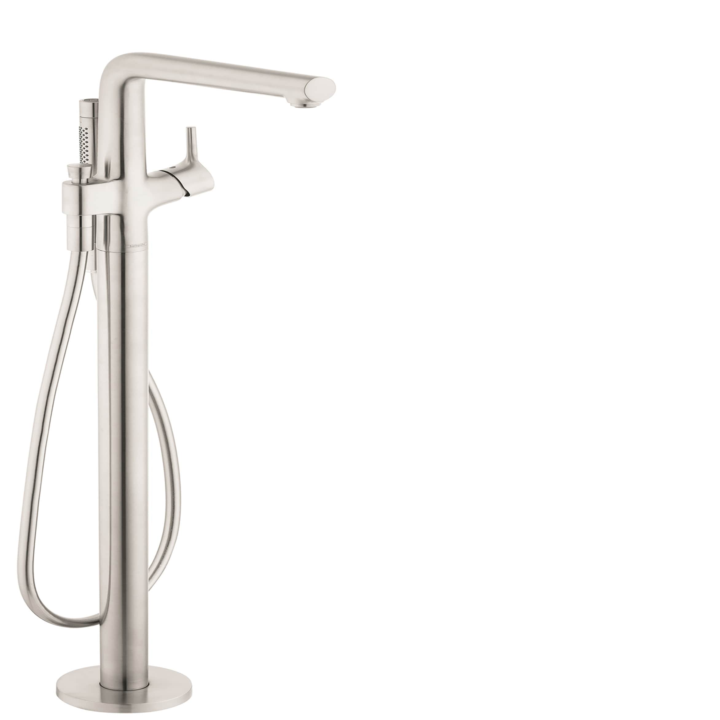 Hansgrohe 72413821 Brushed Nickel 1-handle Freestanding Mid-arc Bathtub Faucet