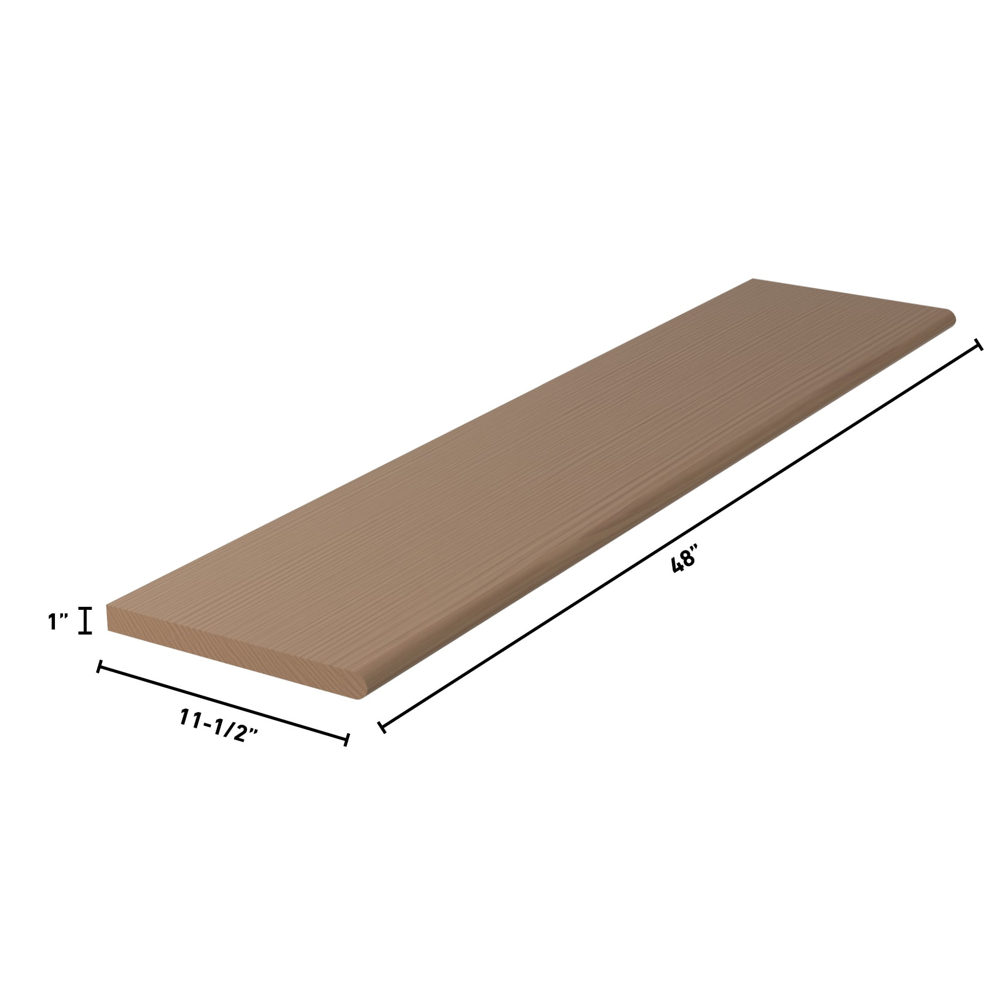 L.J. Smith Stair Systems 807011X48-P Stair-Treads - View #2