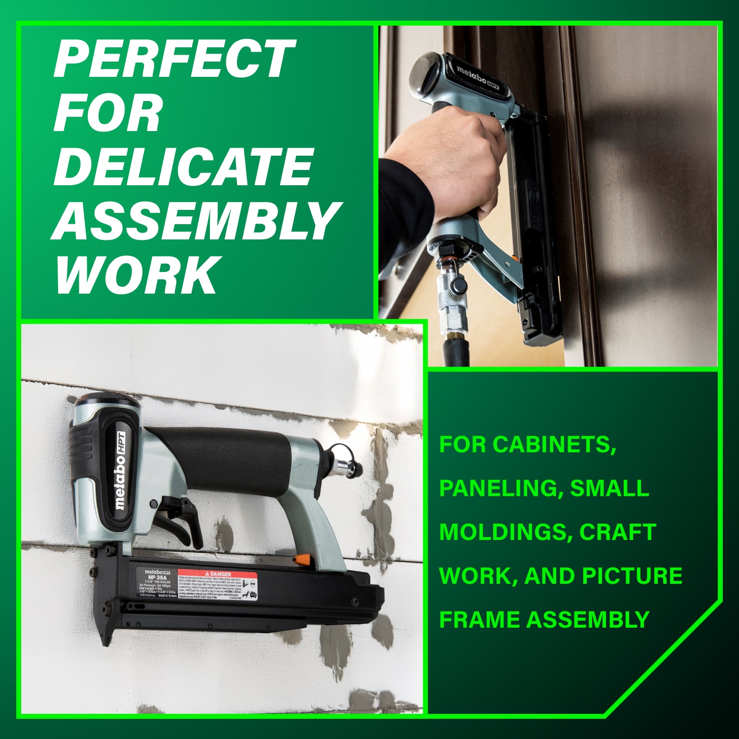Metabo HPT NP35AM Pin-Nailers - View #4